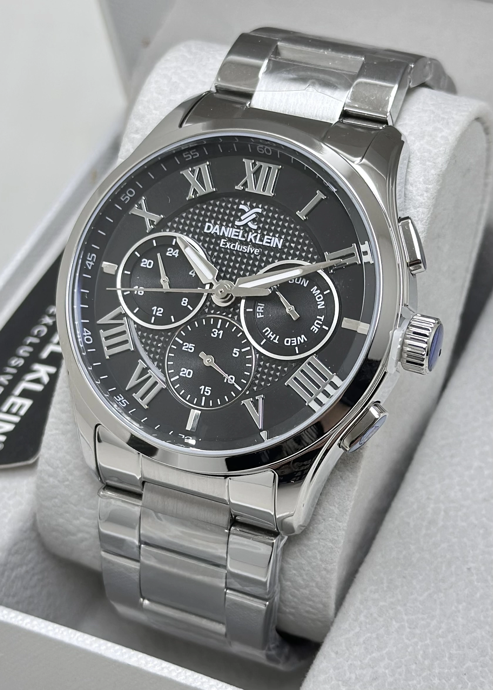 Daniel Klein Orijinal 2 Yıl Garantili Metal Kordon Fonksiyonlu Erkek Kol Saati ILK1044H7