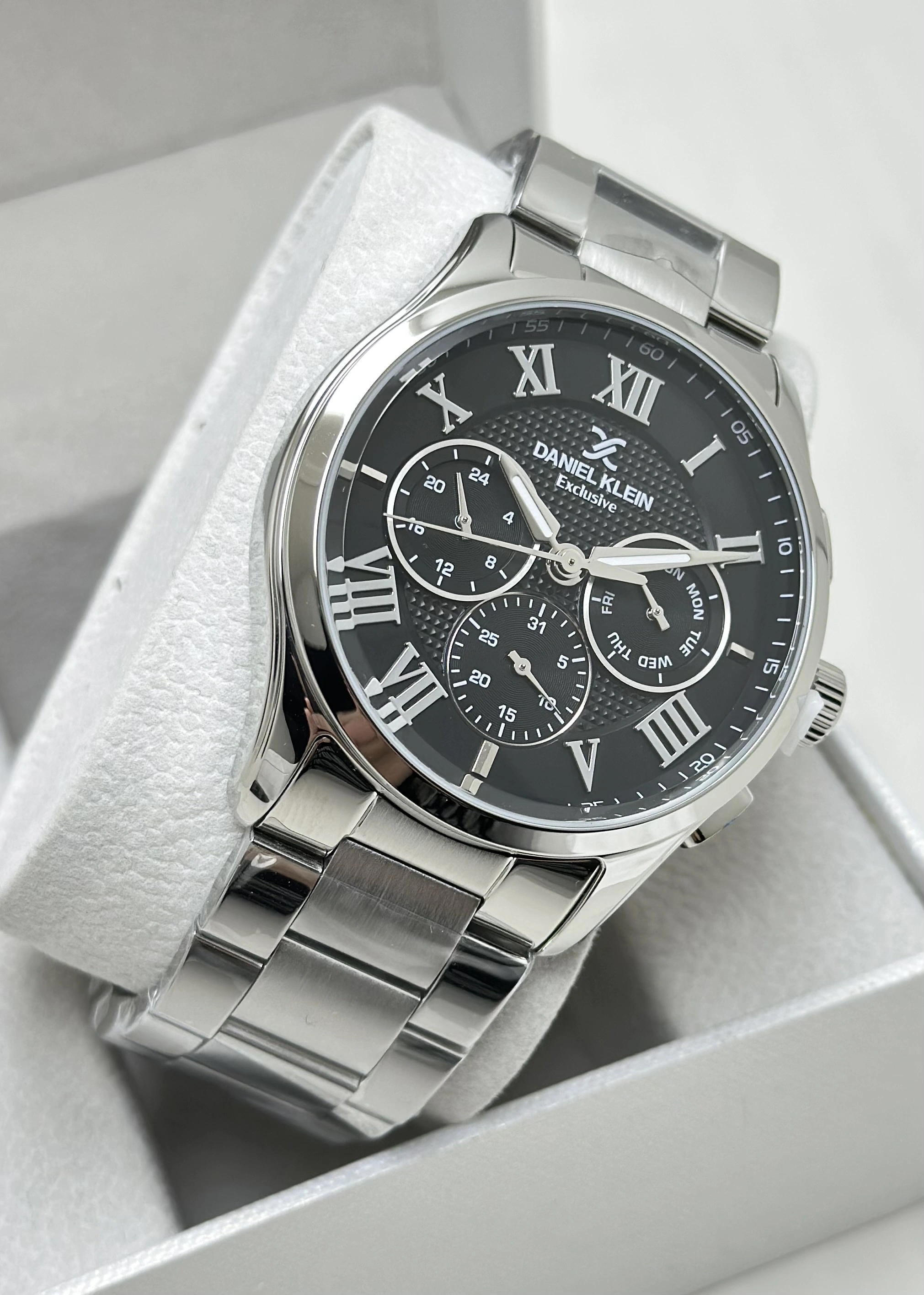 Daniel Klein Orijinal 2 Yıl Garantili Metal Kordon Fonksiyonlu Erkek Kol Saati ILK1044H7