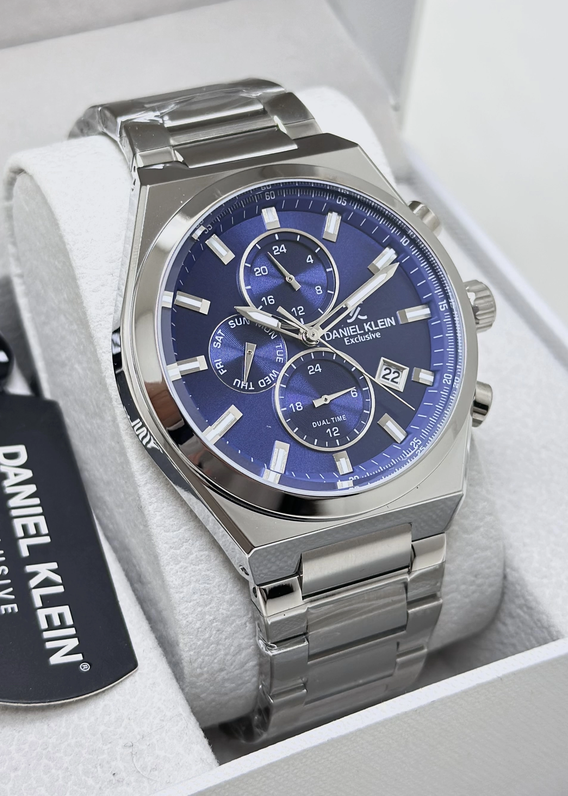 Daniel Klein Orijinal 2 Yıl Garantili Su Geçirmez Çelik Kordon Fonksiyonlu Erkek Kol Saati ILK10901K3