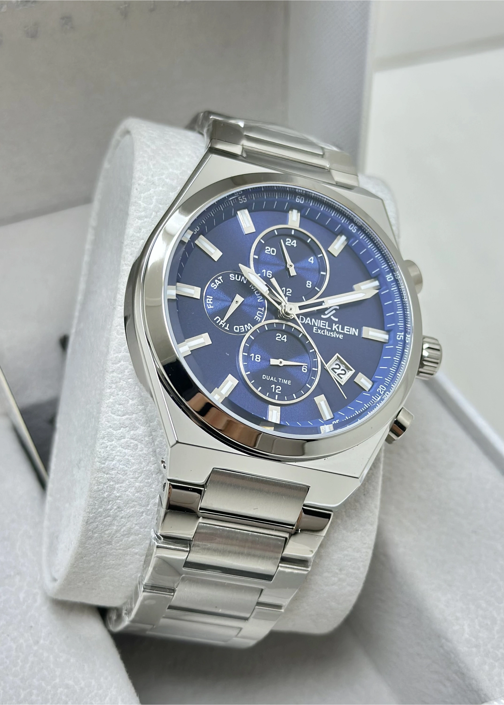 Daniel Klein Orijinal 2 Yıl Garantili Su Geçirmez Çelik Kordon Fonksiyonlu Erkek Kol Saati ILK10901K3