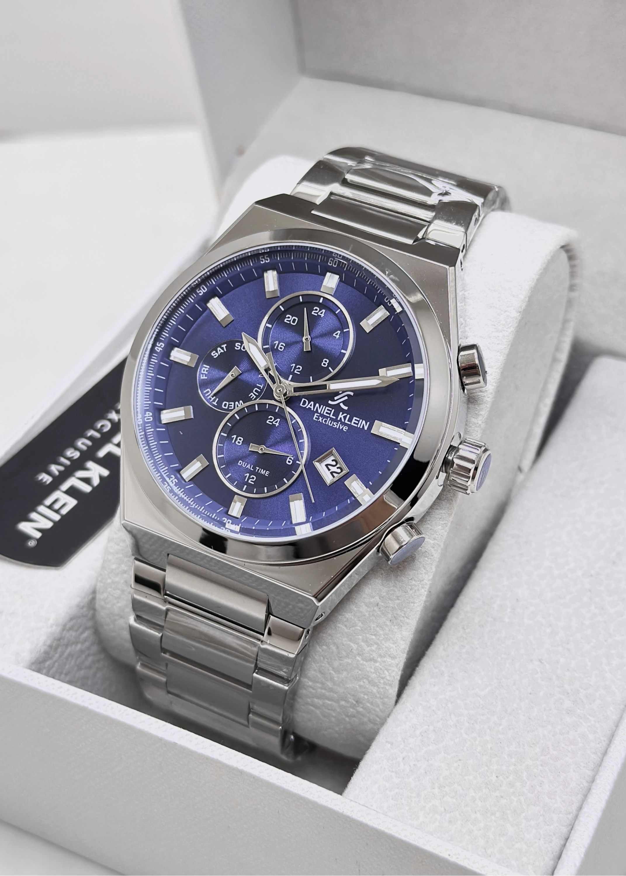 Daniel Klein Orijinal 2 Yıl Garantili Su Geçirmez Çelik Kordon Fonksiyonlu Erkek Kol Saati ILK10901K3