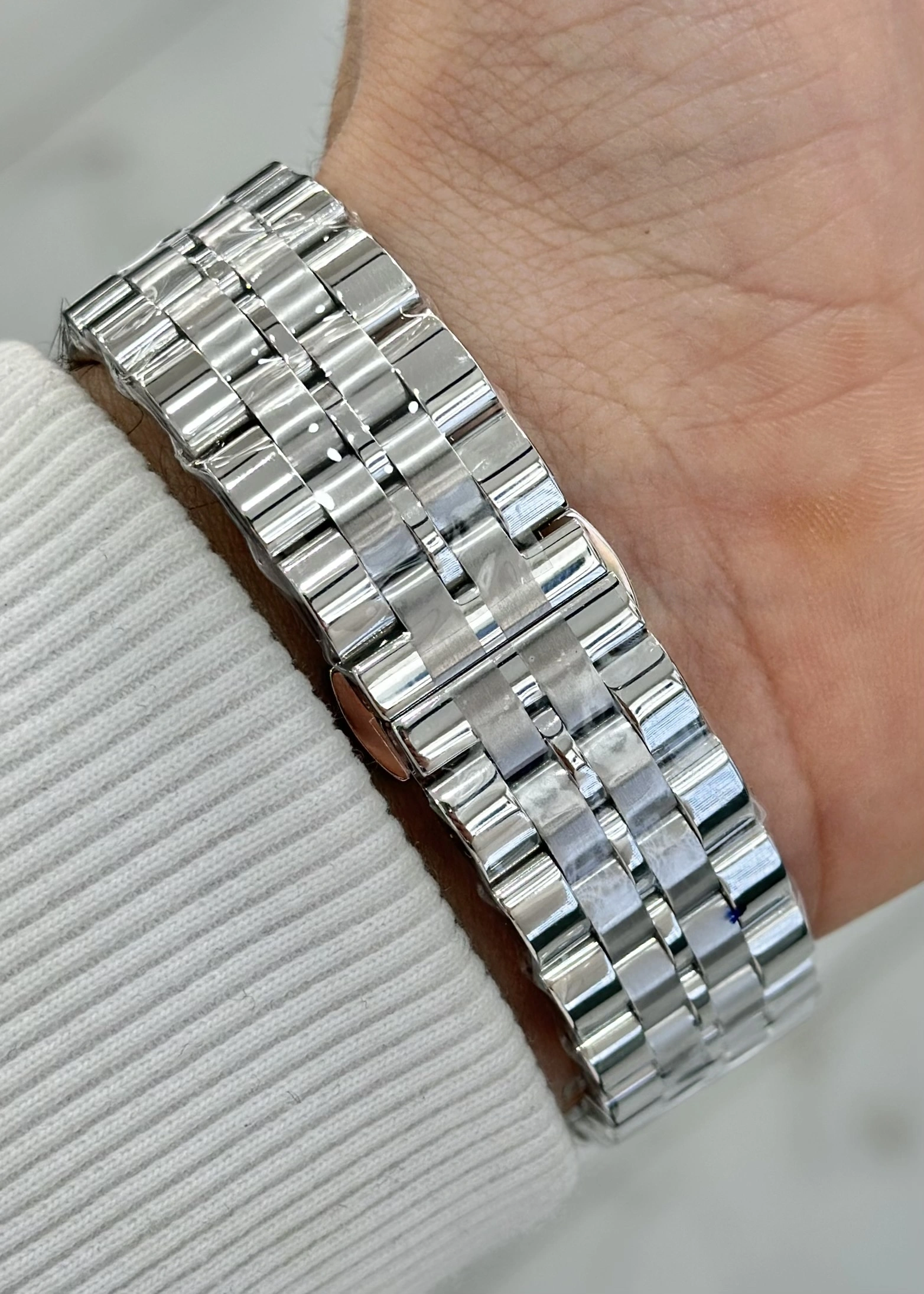 Orijinal 2 Yıl Garantili Fonksiyonları Aktif 10 Atm Su Geçirmez 46 Mm Çelik Kordon Erkek Kol Saati