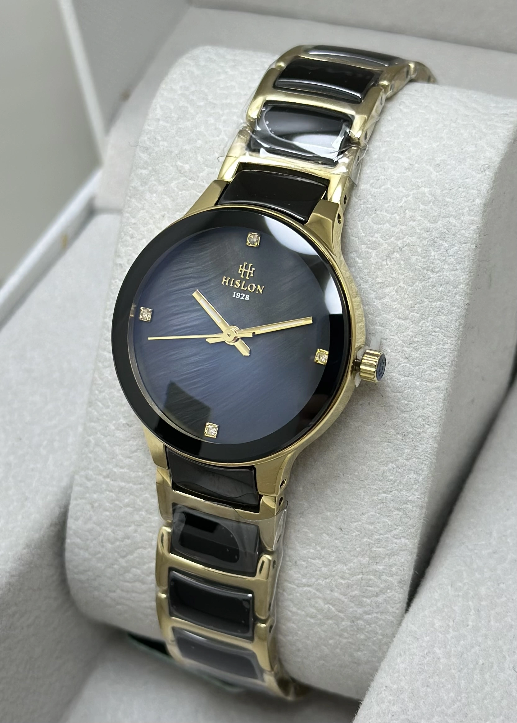 Hislon Seramik Kordon Su Geçirmez Kadın Kol Saati ILKQL110T-04SG