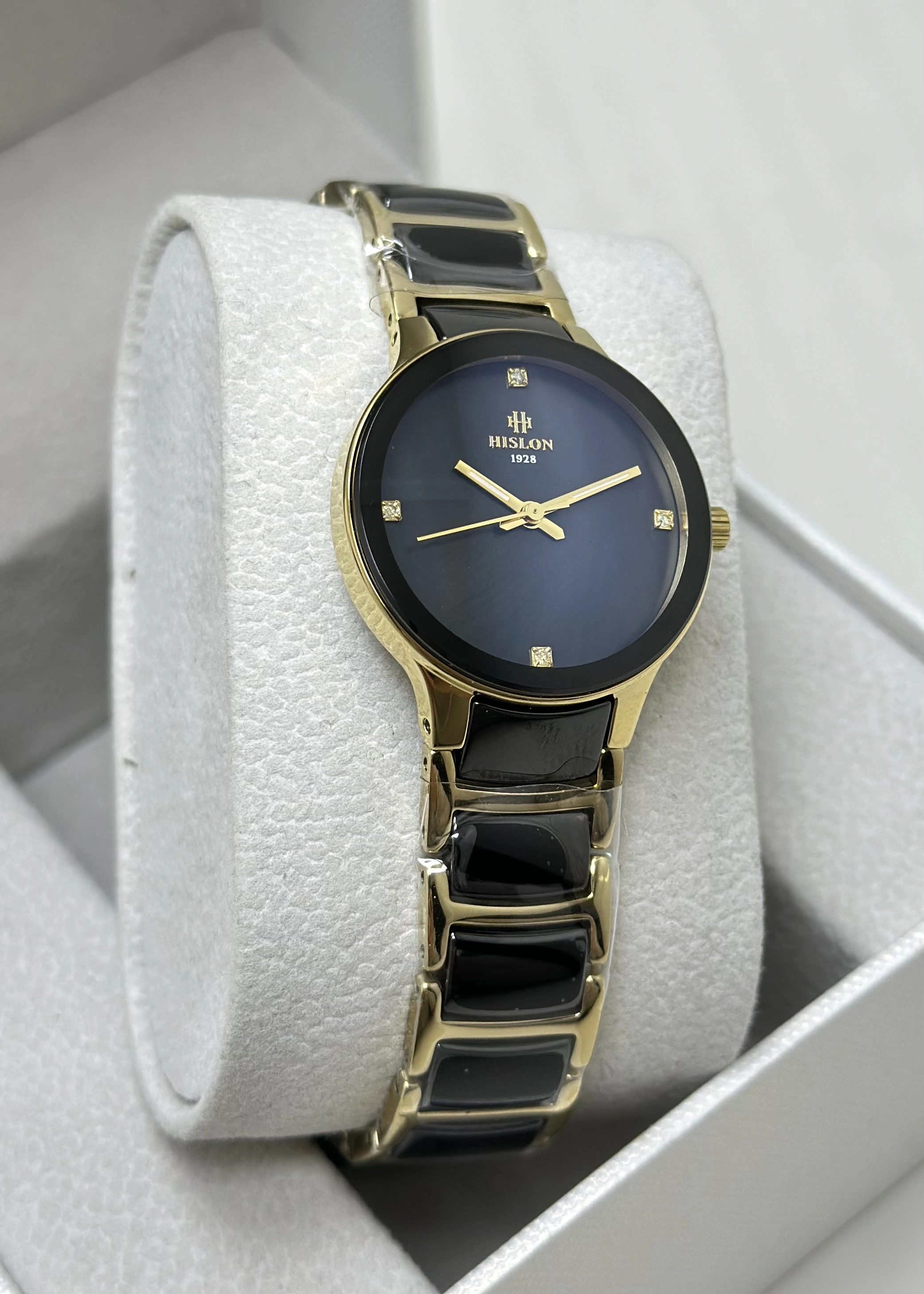 Hislon Seramik Kordon Su Geçirmez Kadın Kol Saati ILKQL110T-04SG