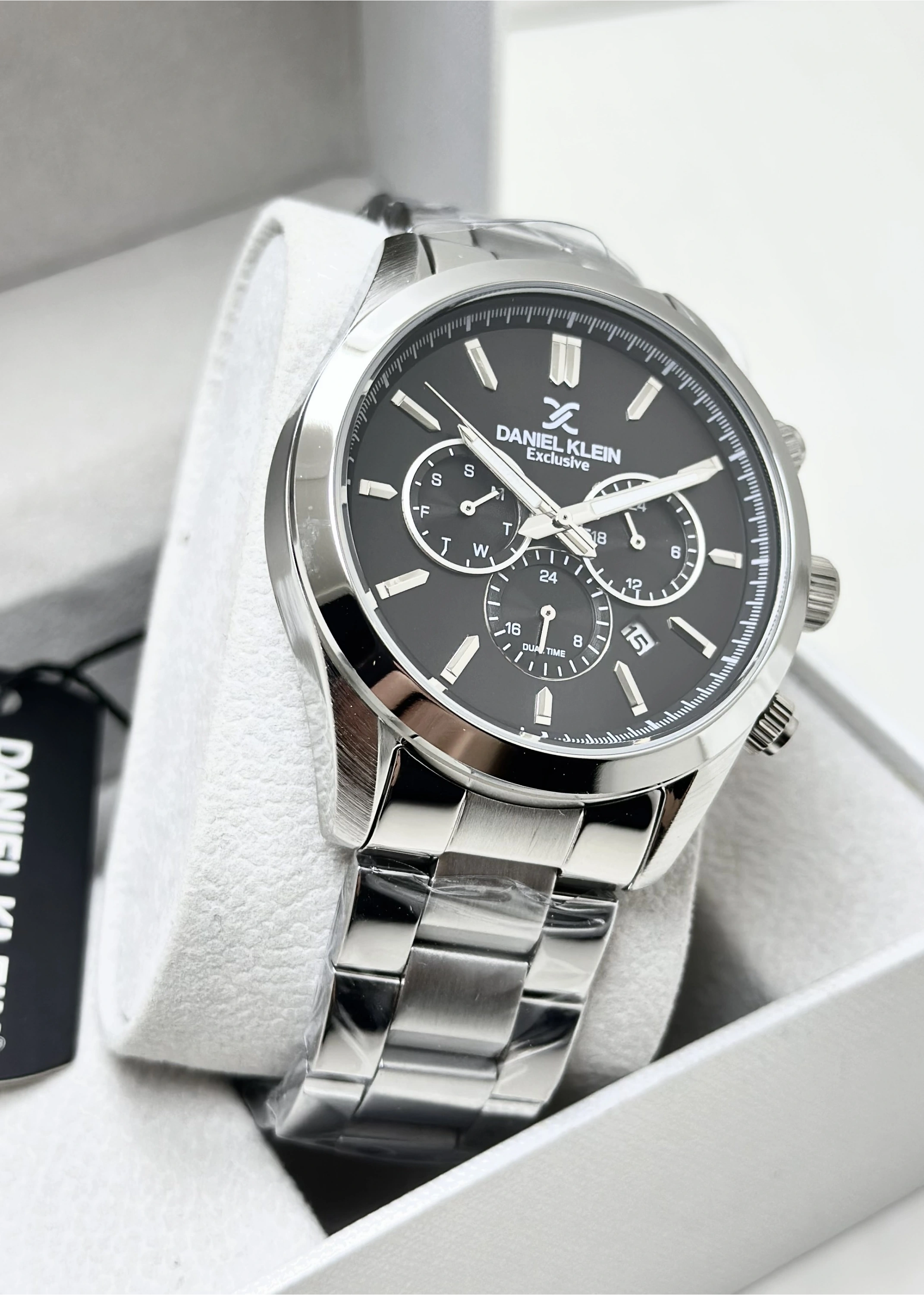 Daniel Klein Orijinal 2 Yıl Garantili Su Geçirmez Çelik Kordon Fonksiyonlu Erkek Kol Saati ILK14259N2