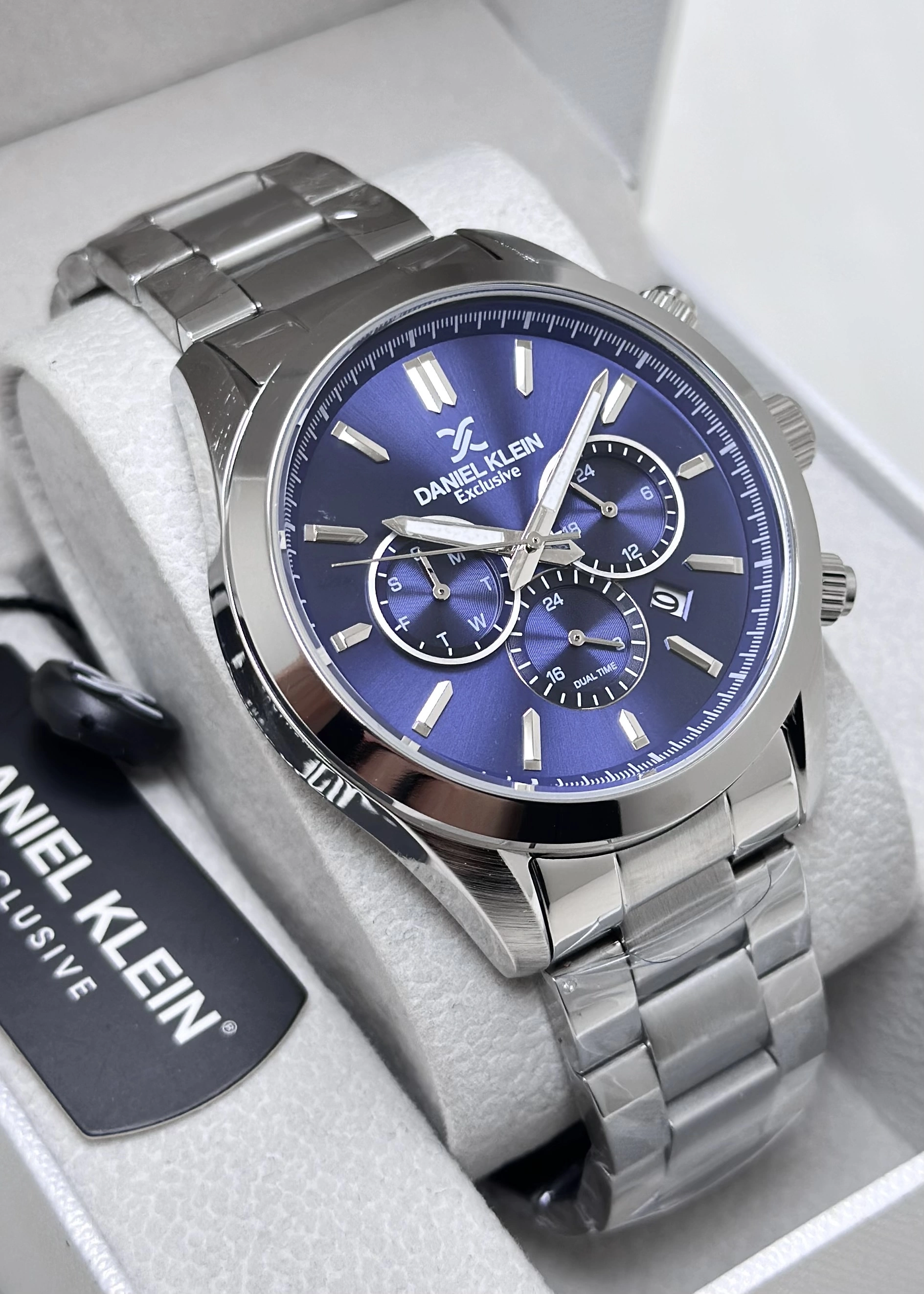 Daniel Klein Orijinal 2 Yıl Garantili Su Geçirmez Çelik Kordon Fonksiyonlu Erkek Kol Saati ILK14259G3