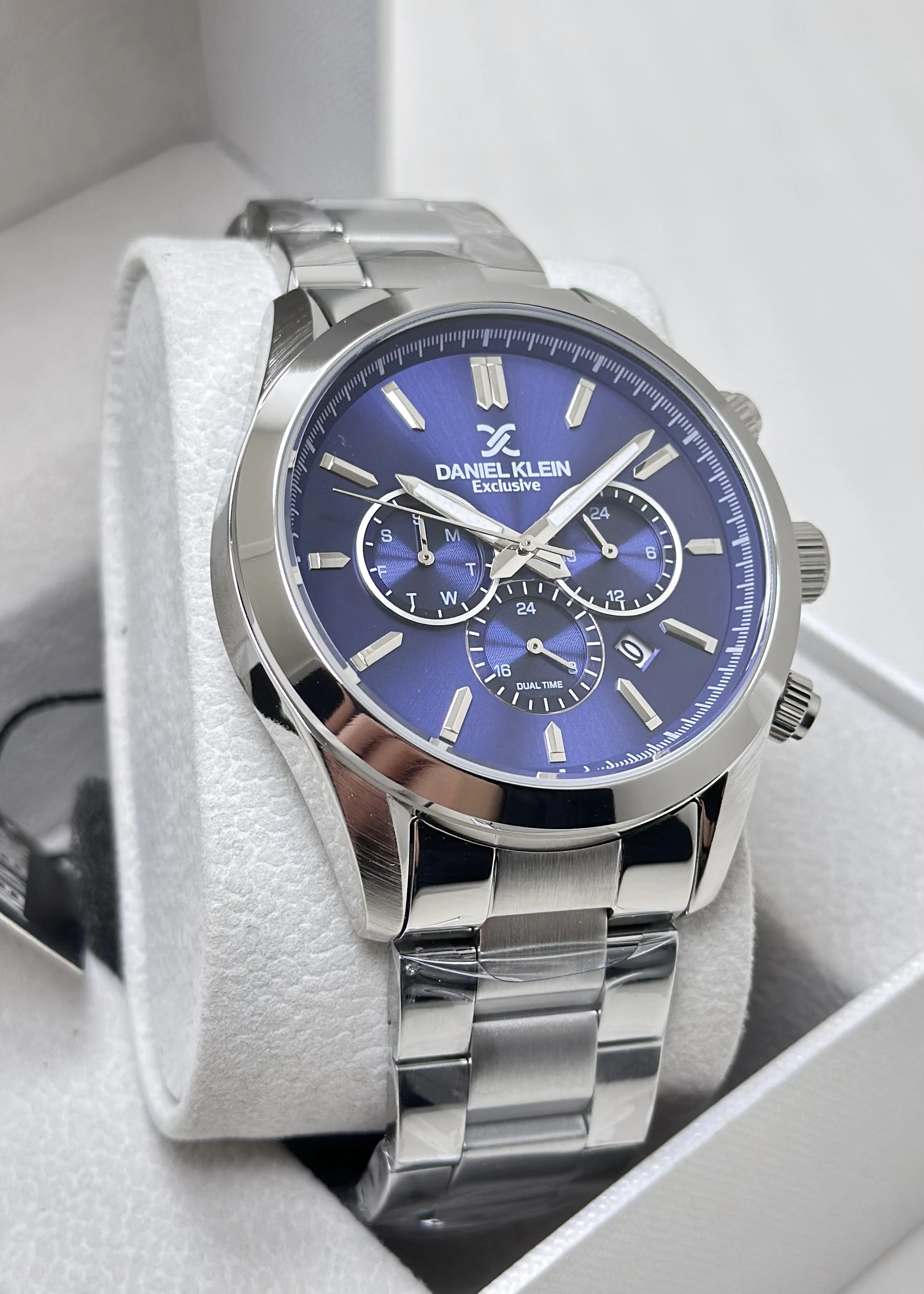 Daniel Klein Orijinal 2 Yıl Garantili Su Geçirmez Çelik Kordon Fonksiyonlu Erkek Kol Saati ILK14259G3