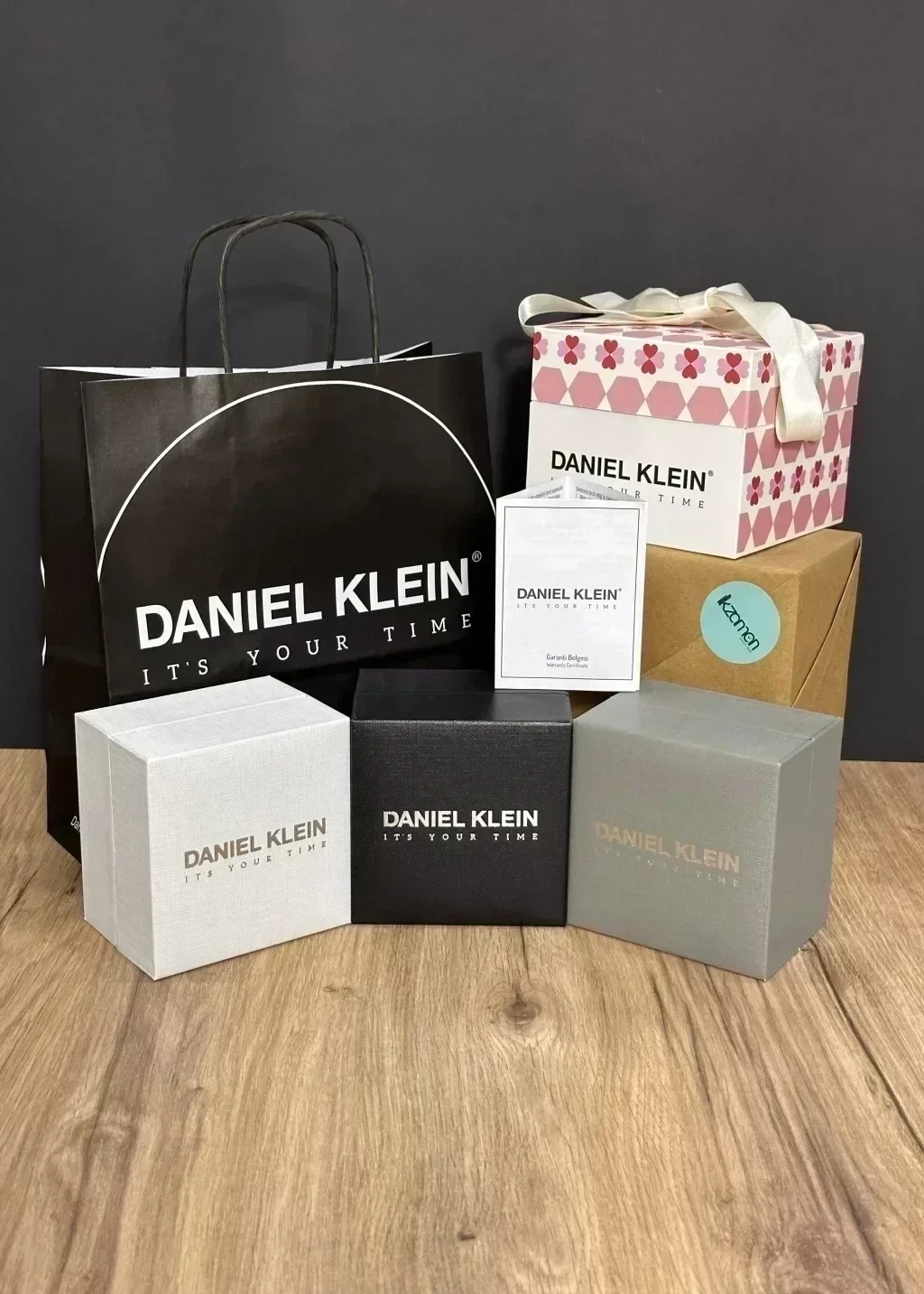 Daniel Klein Orijinal 2 Yıl Garantili Su Geçirmez Çelik Kordon Fonksiyonlu Erkek Kol Saati ILK14259G3