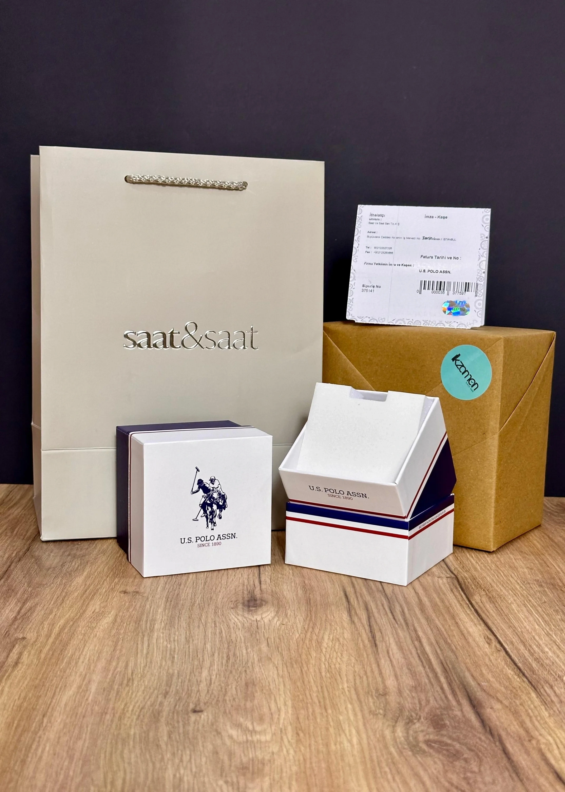 U.S. Polo Assn. Orijinal 2 Yıl Garantili 5ATM Su Geçirmezlik Çelik Kordon Erkek Kol Saati ILK1095.03