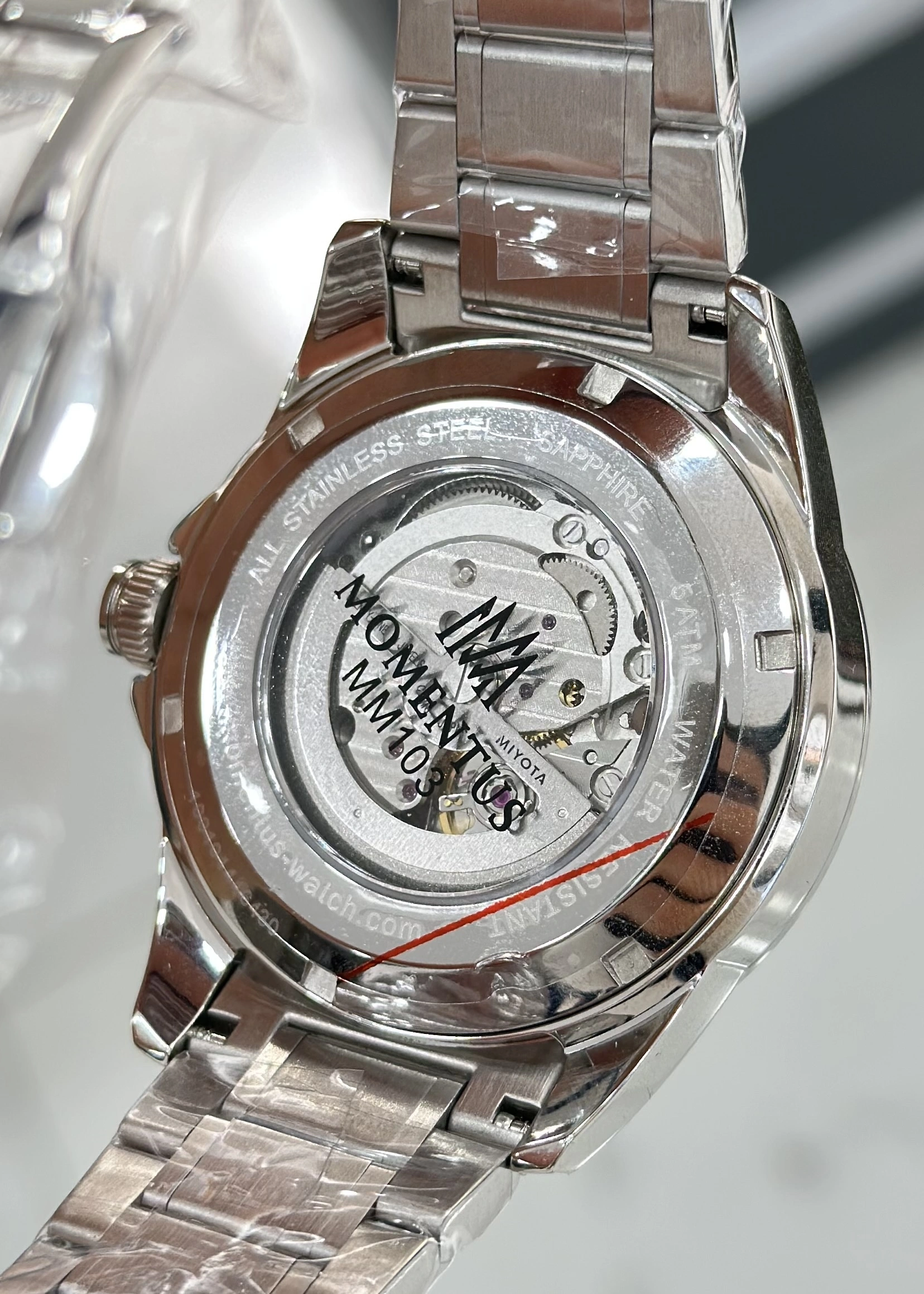 Momentus Otomatik 5ATM Çelik Kordon Paslanmaz Orijinal Erkek Kol Saati ILKMM103S-06SR