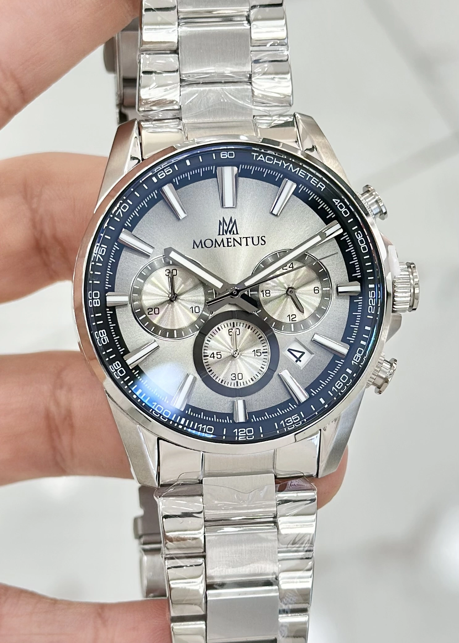 Momentus ILKSC370S-03SS 5ATM Su Geçirmezlik Fonksiyonlu Çelik Kordon Erkek Kol Saati