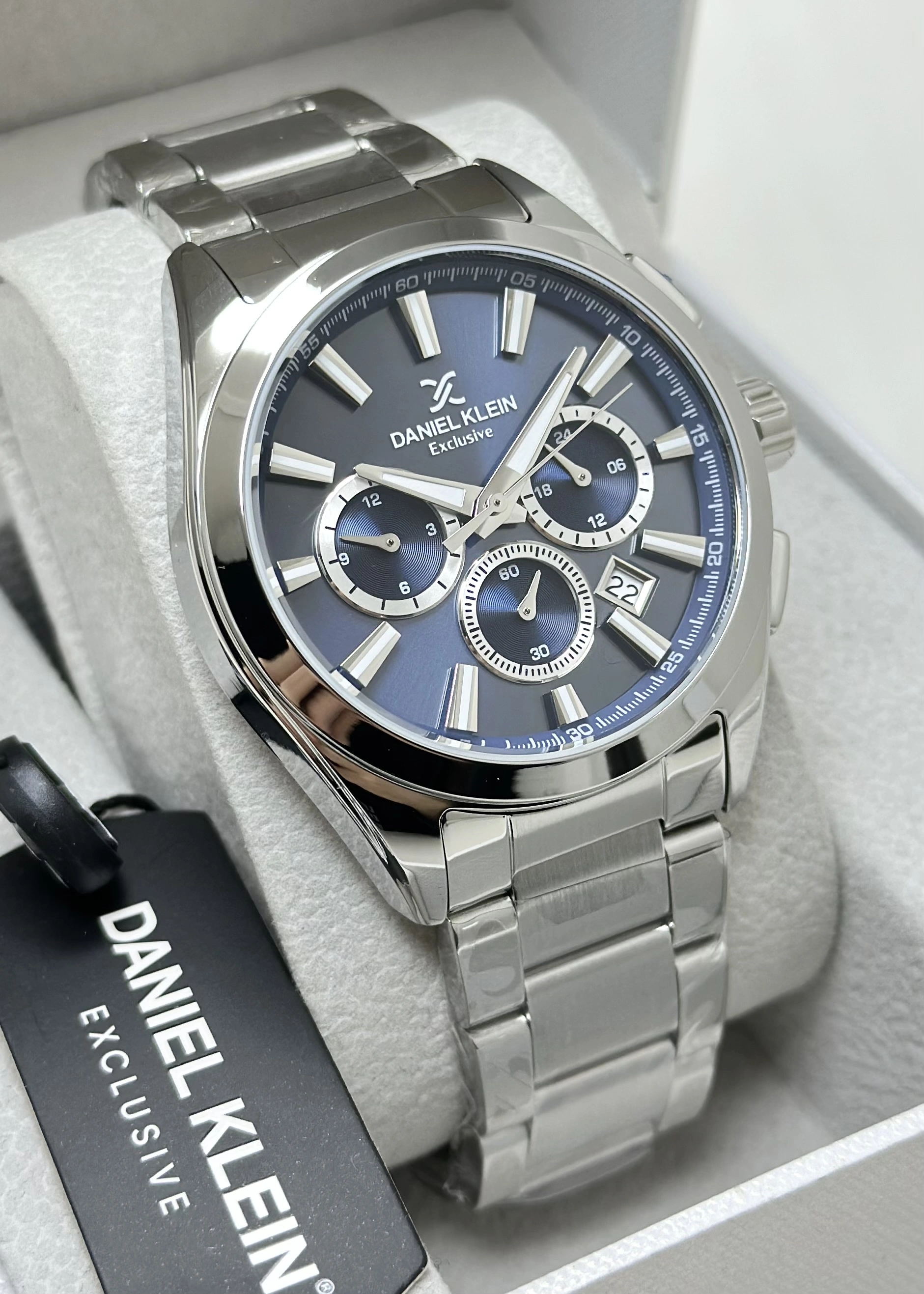 Daniel Klein Orijinal 2 Yıl Garantili Su Geçirmez Çelik Kordon Fonksiyonlu Erkek Kol Saati ILK13808-8