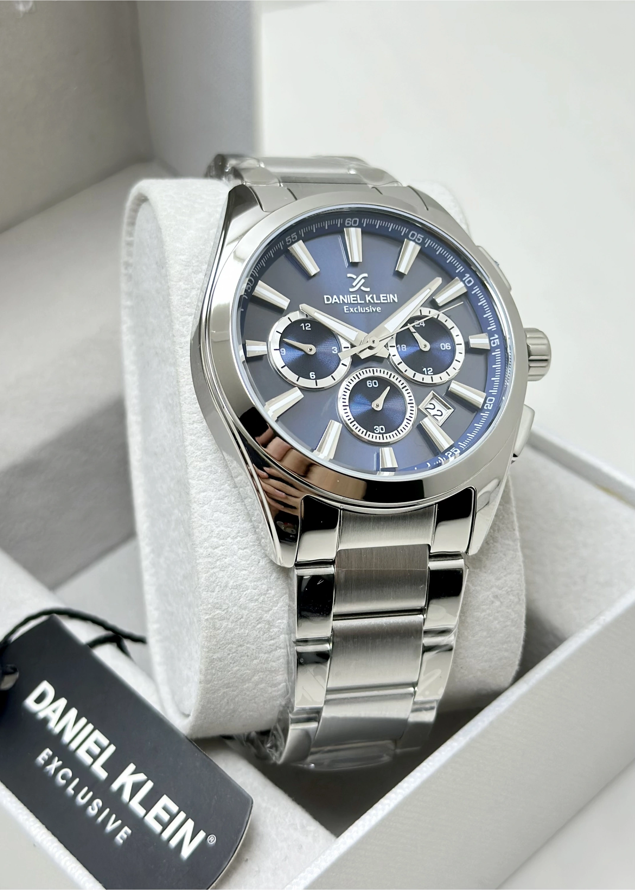 Daniel Klein Orijinal 2 Yıl Garantili Su Geçirmez Çelik Kordon Fonksiyonlu Erkek Kol Saati ILK13808-8