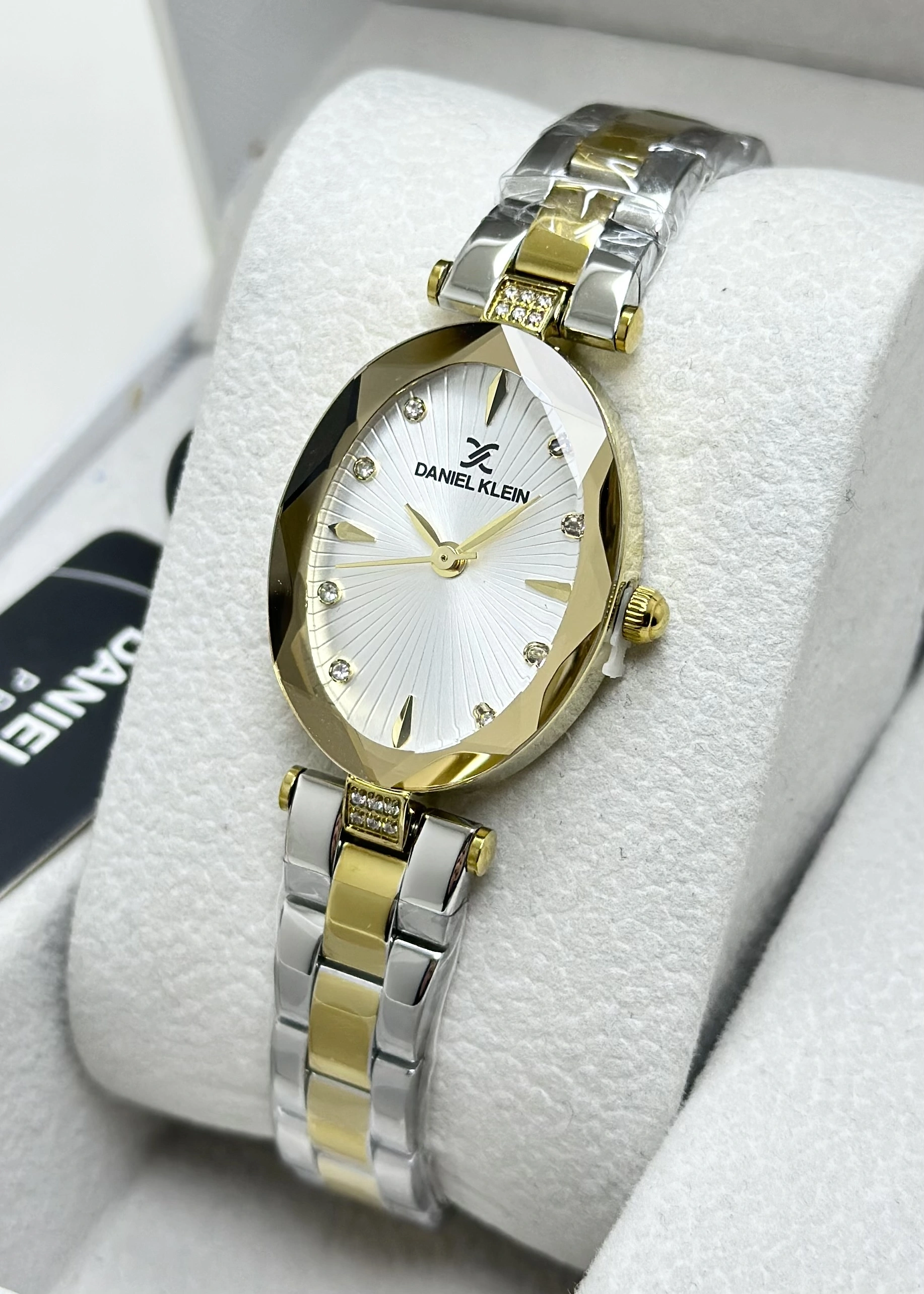 Daniel Klein Orijinal Beyaz Katran Su Geçirmez Metak Kordon Kadın Kol Saati ILK10164-5