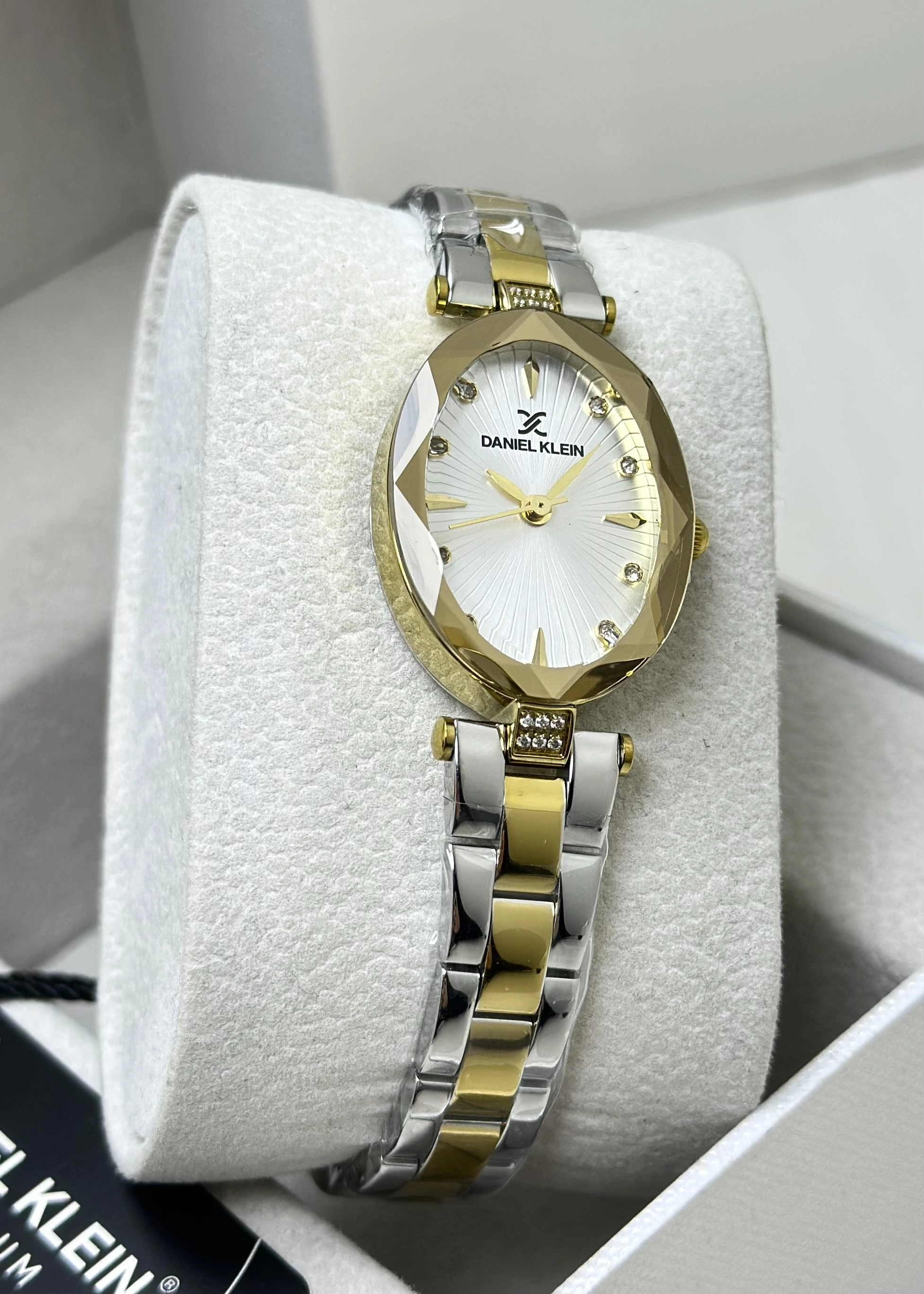 Daniel Klein Orijinal Beyaz Katran Su Geçirmez Metak Kordon Kadın Kol Saati ILK10164-5