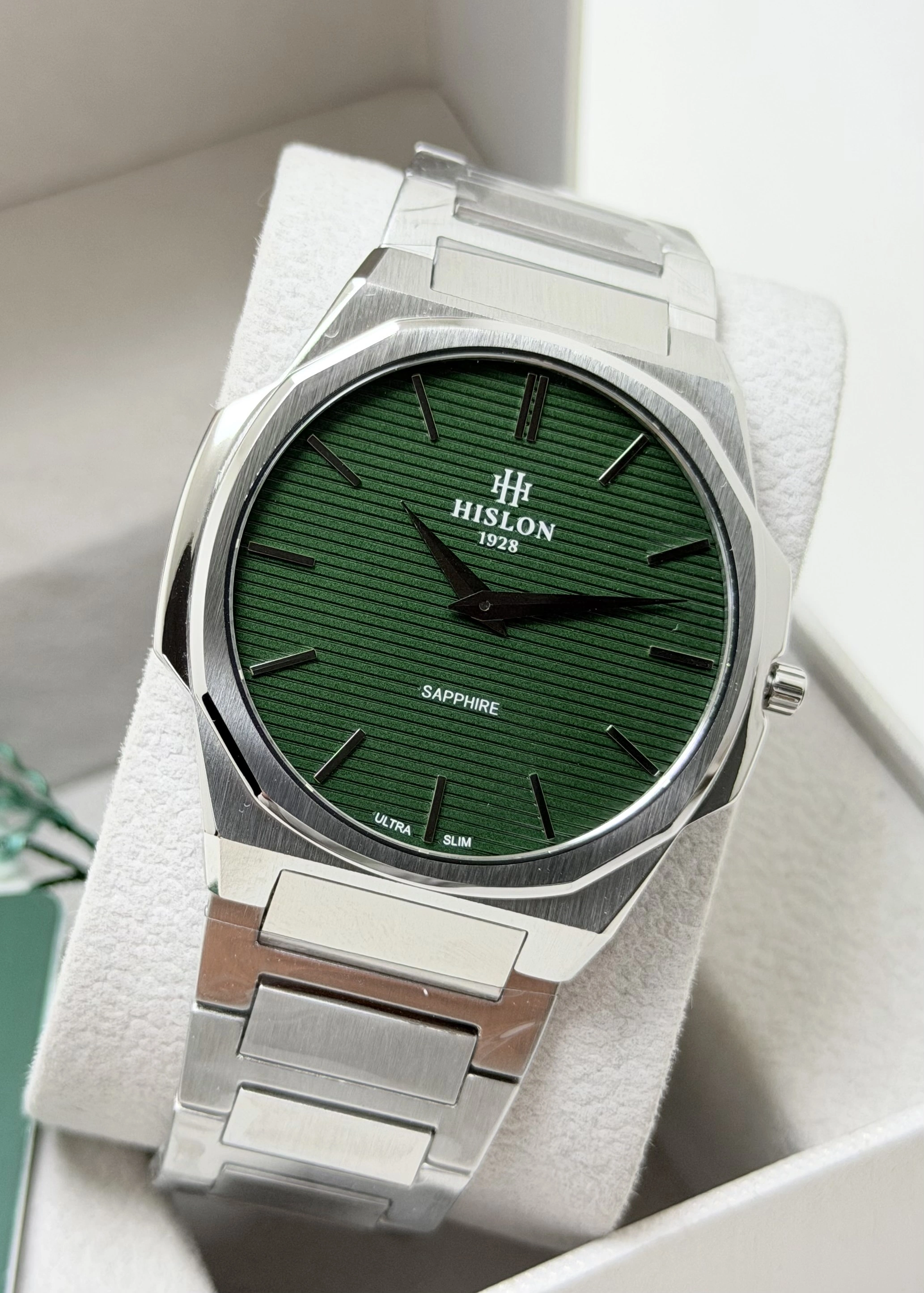 Hislon Orijinal Çelik Kordon Ultra Slim Erkek Kol Saati ILKCL127S-15SS