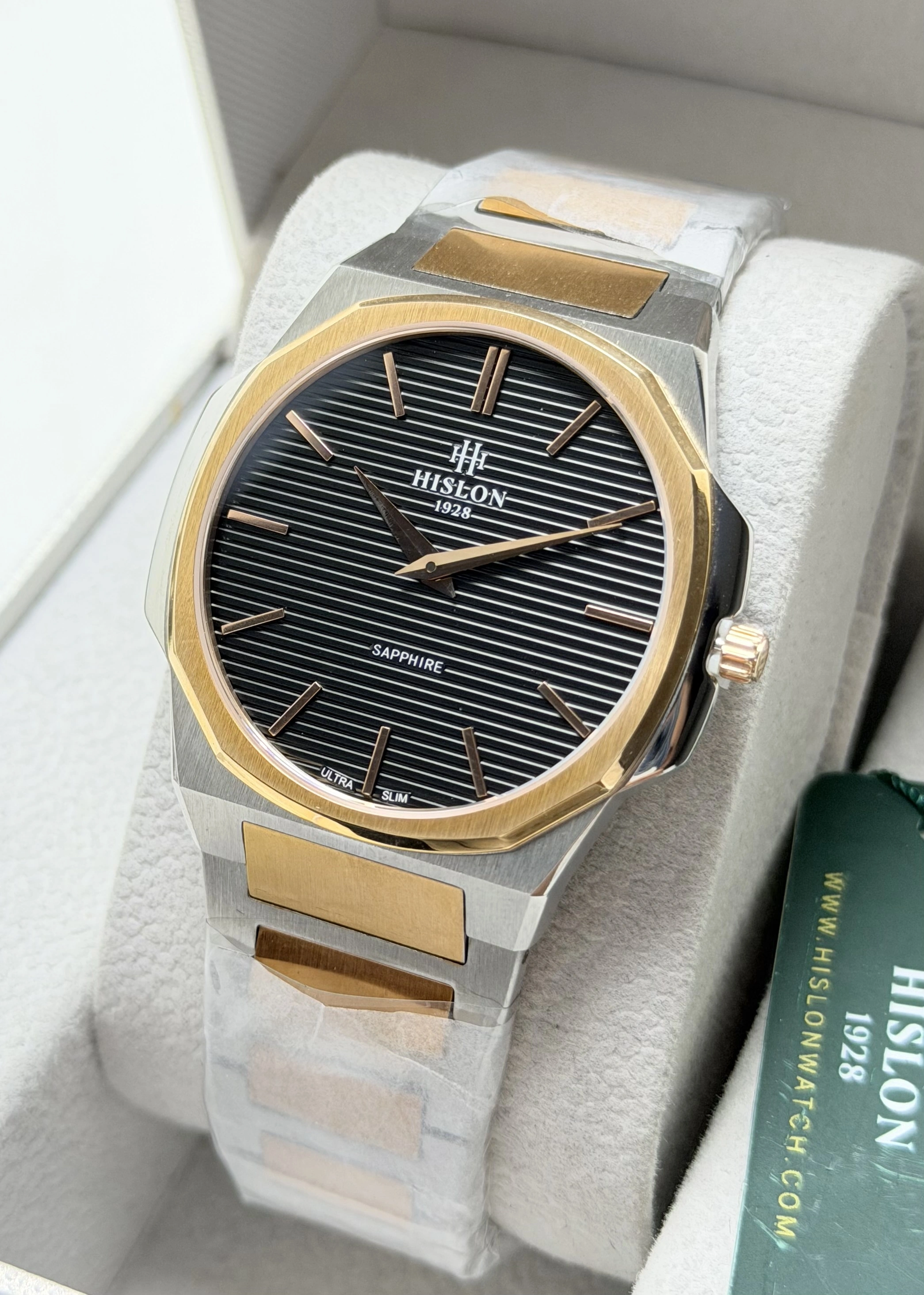 Hislon Orijinal Çelik Kordon Ultra Slim Erkek Kol Saati ILKCL130T-04SR