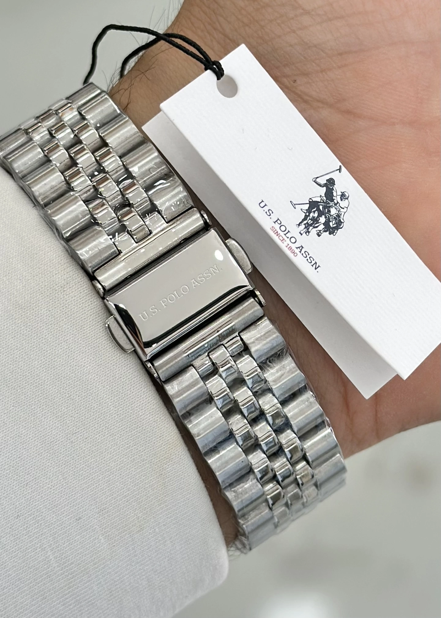 U.S.POLO ASSN Çelik Kordon 5Atm Suya Dayanıklı 2 Yıl Garantili Erkek Kol Saati USPA1111-02
