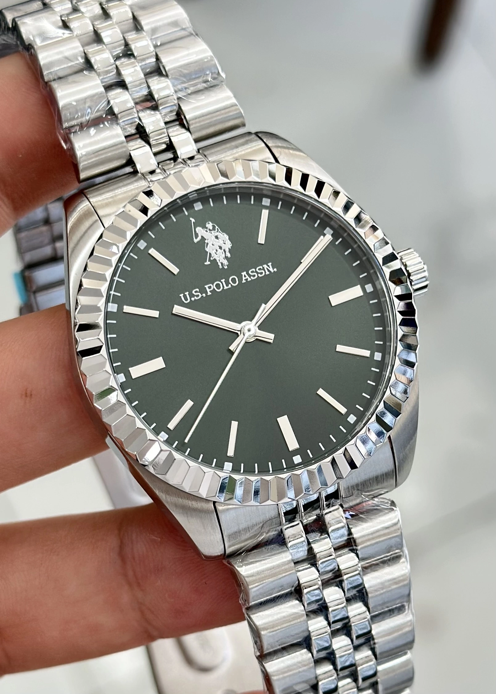 U.S.POLO ASSN Çelik Kordon 5Atm Suya Dayanıklı 2 Yıl Garantili Erkek Kol Saati USPA1111-03