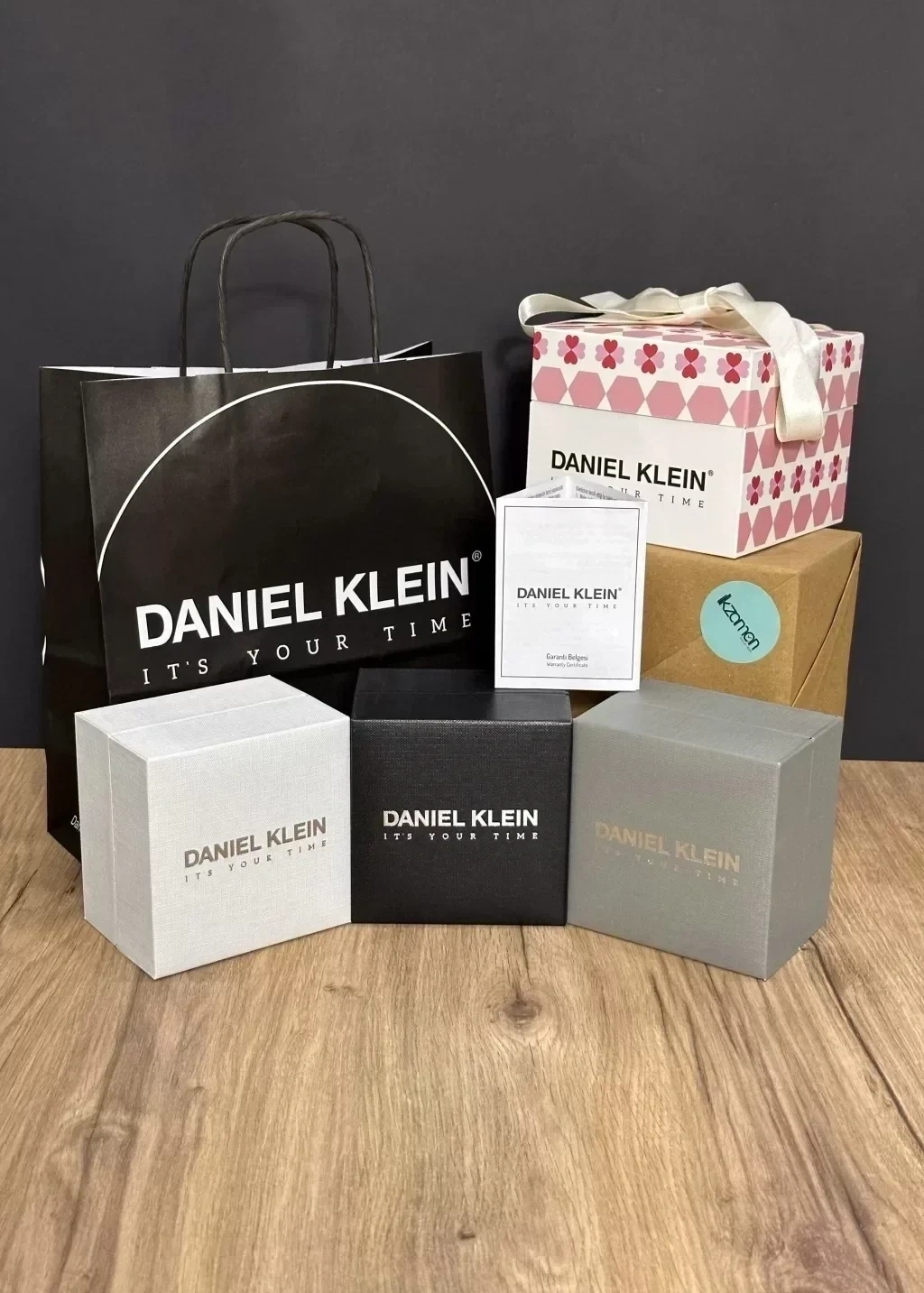 Daniel Klein Orijinal 2 Yıl Garantili Su Geçirmez Metal Kordon Kadın Kol Saati ILK.471
