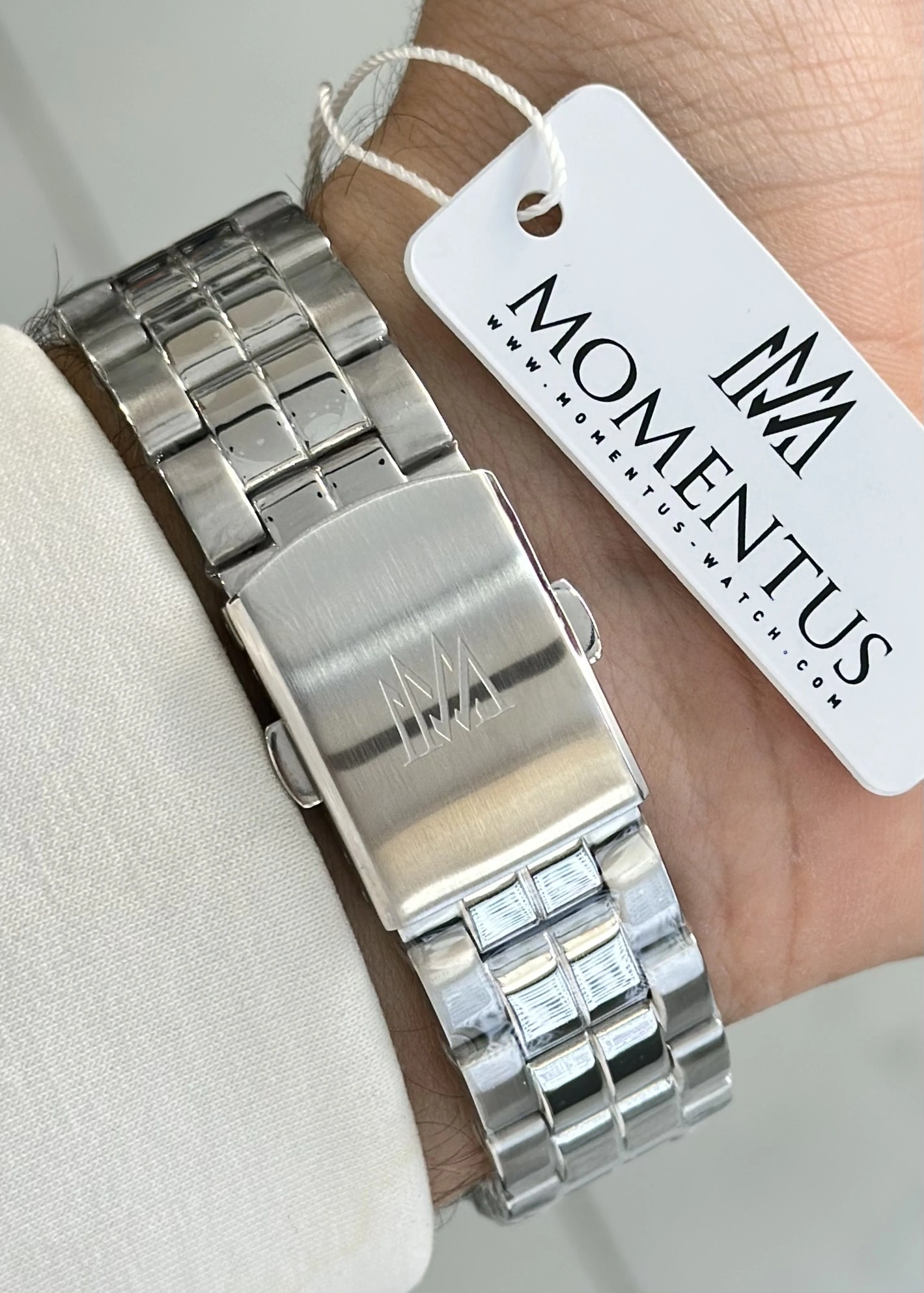 Momentus Çelik Kordon 10ATM Su Geçirmez Fonksiyonlu Çelik Kordon Erkek Kol Saati ILKCC306S-02SR