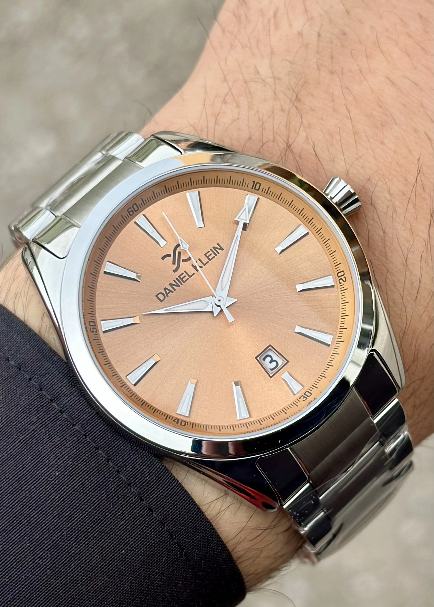 Daniel Klein Çelik Kordon Fonksiyonlu Gümüş Erkek Kol Saati