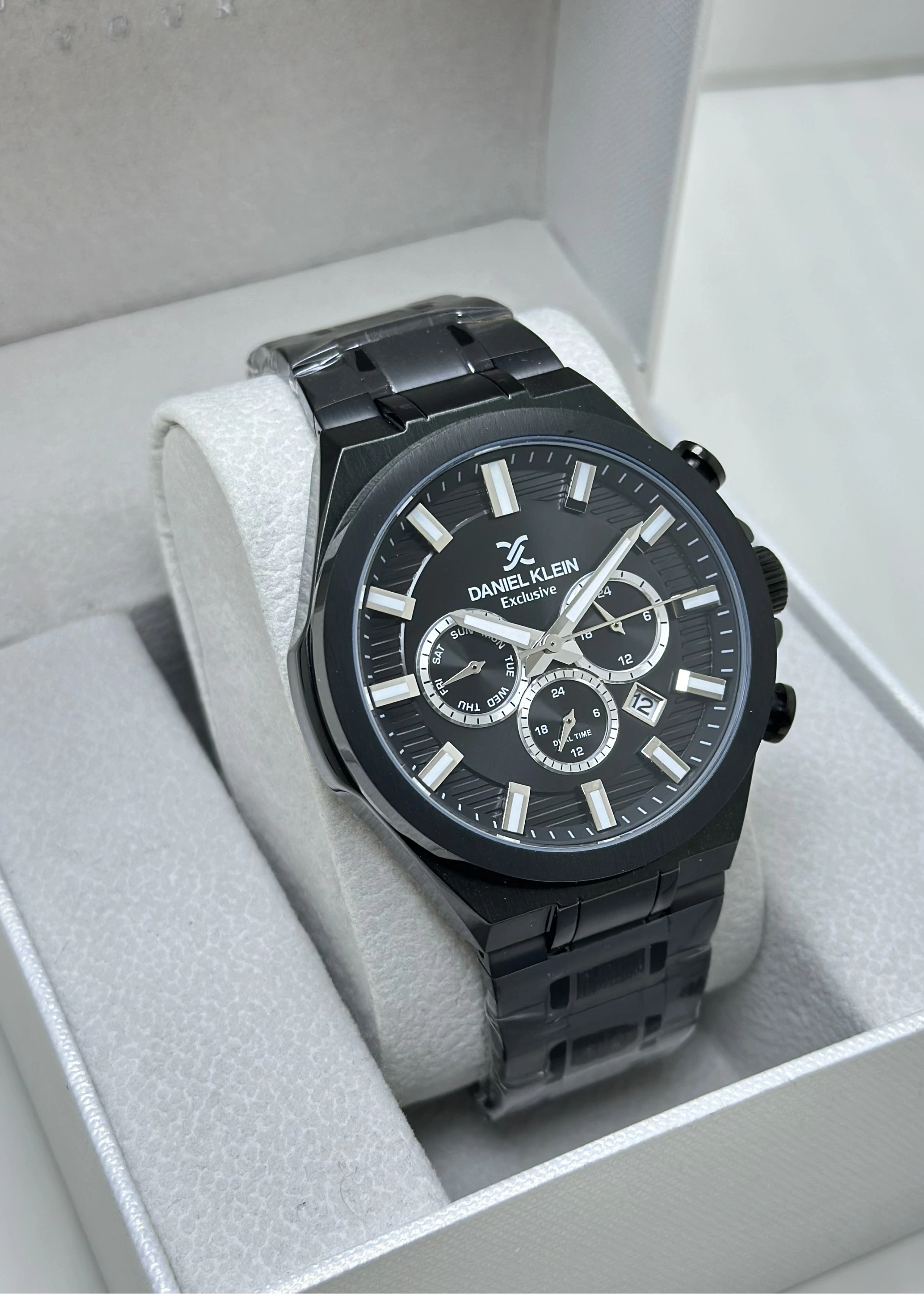 Daniel Klein Orijinal 2 Yıl Garantili Siyah Erkek Kol Saati ILK10026Y2