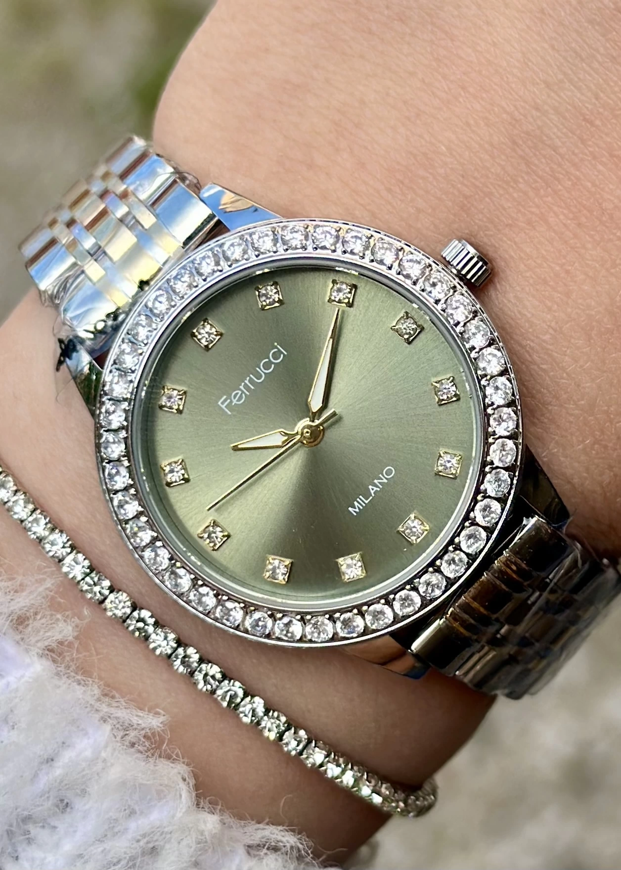 Ferrucci Çelik Kordon Bayan Kol Saati