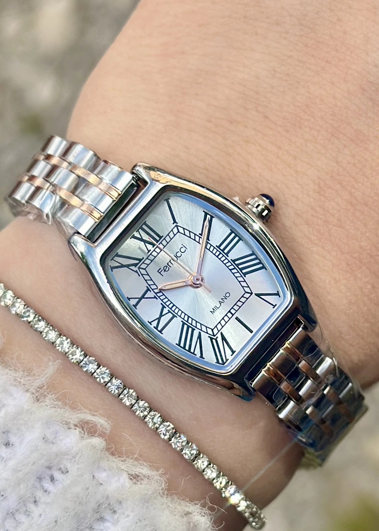 Ferrucci Çelik Kordon Bayan Kol Saati