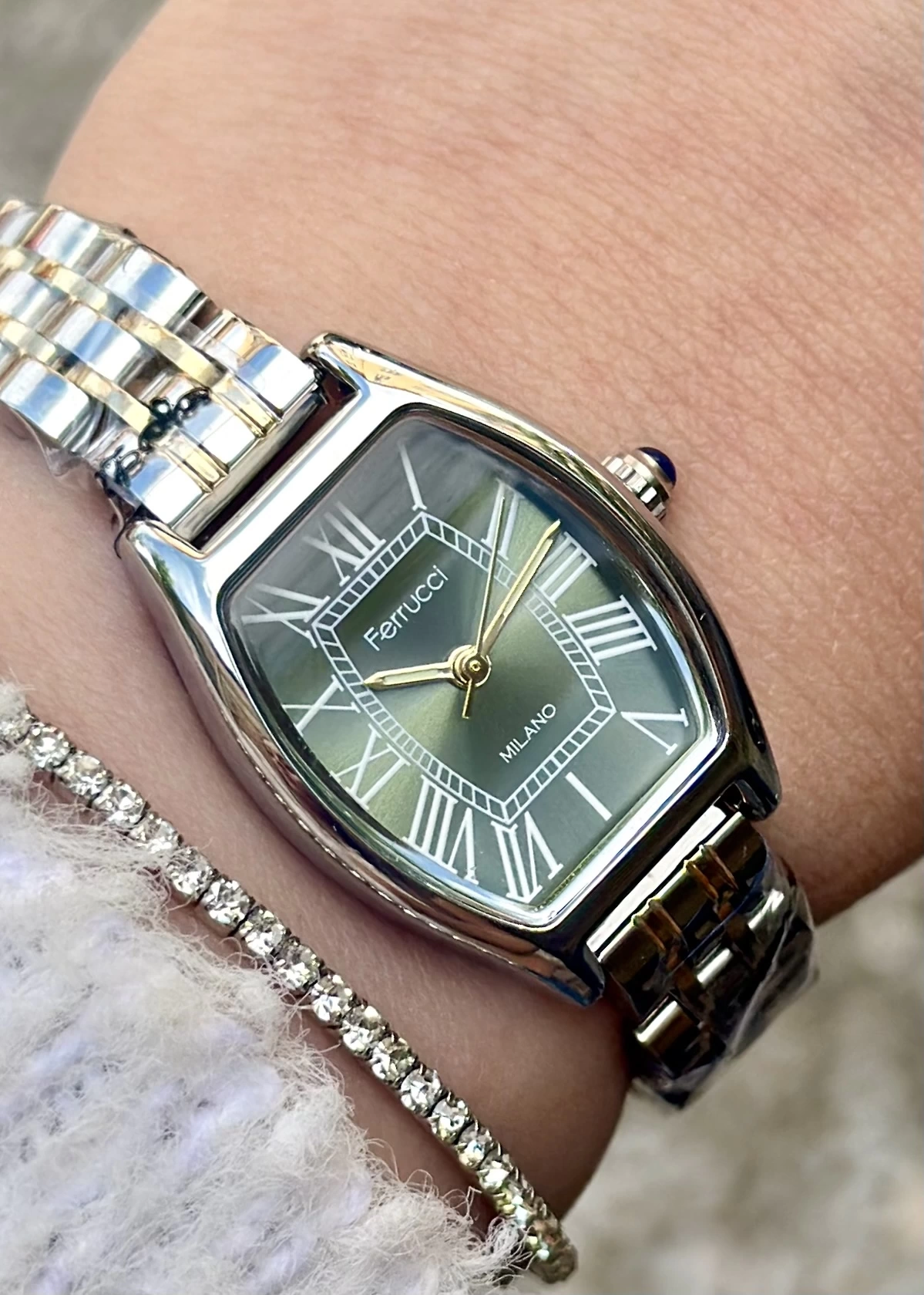 Ferrucci Çelik Kordon Bayan Kol Saati