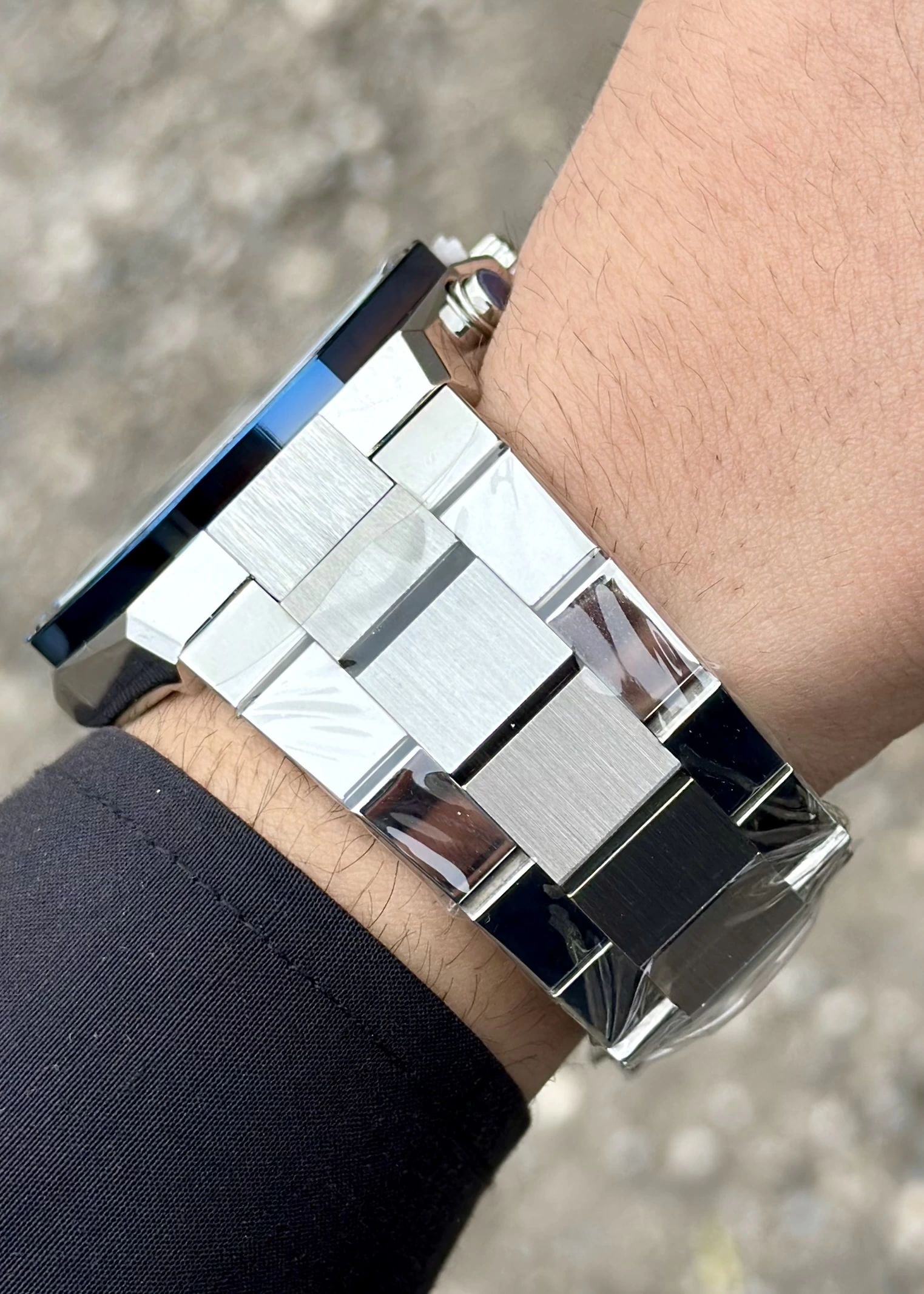 Ferrucci Gümüş Renk Çelik Kordon Lacivert Kadran Erkek Kol Saati