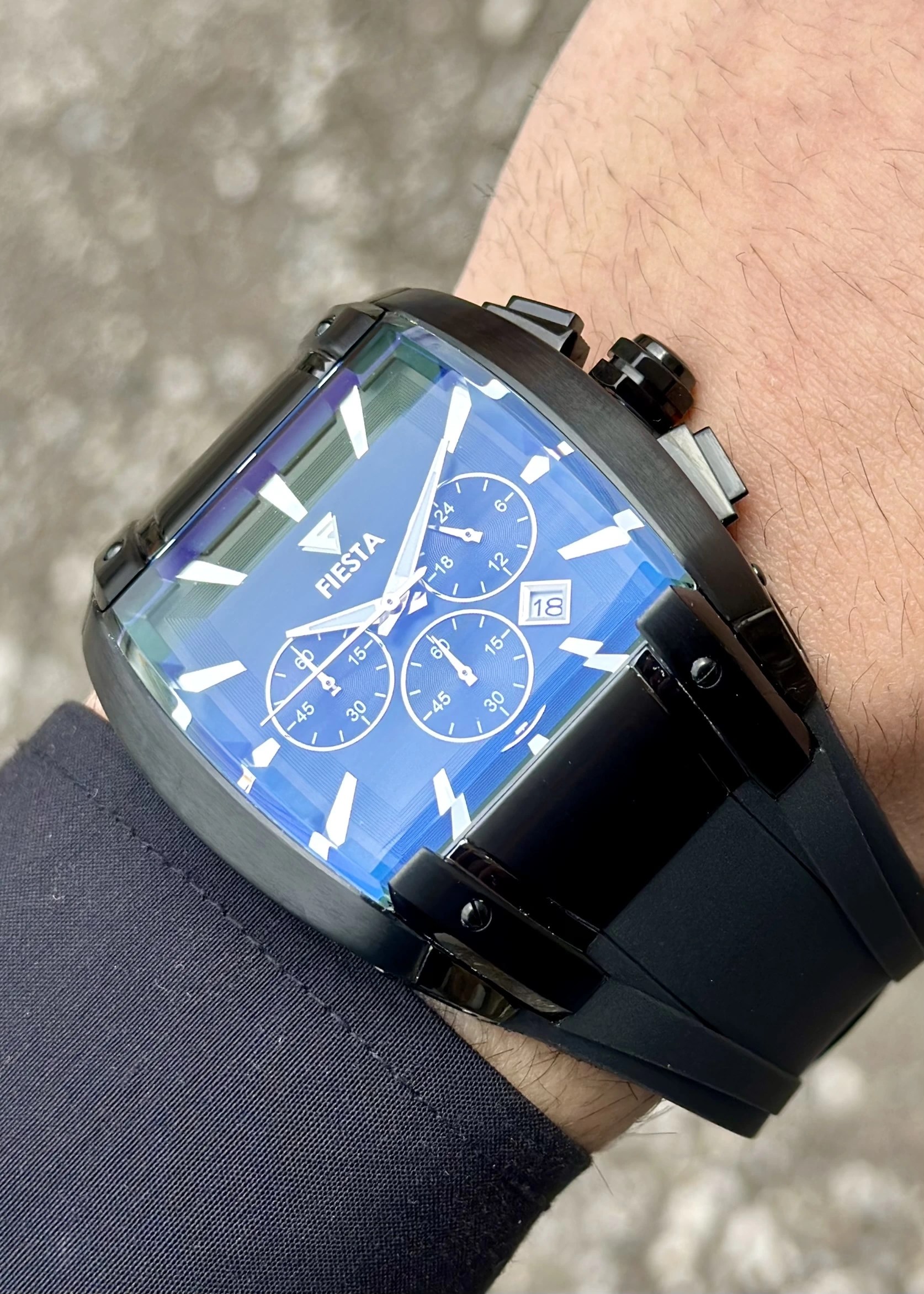 Fiesta Yeşil Çelik Kasa Erkek Kol Saati