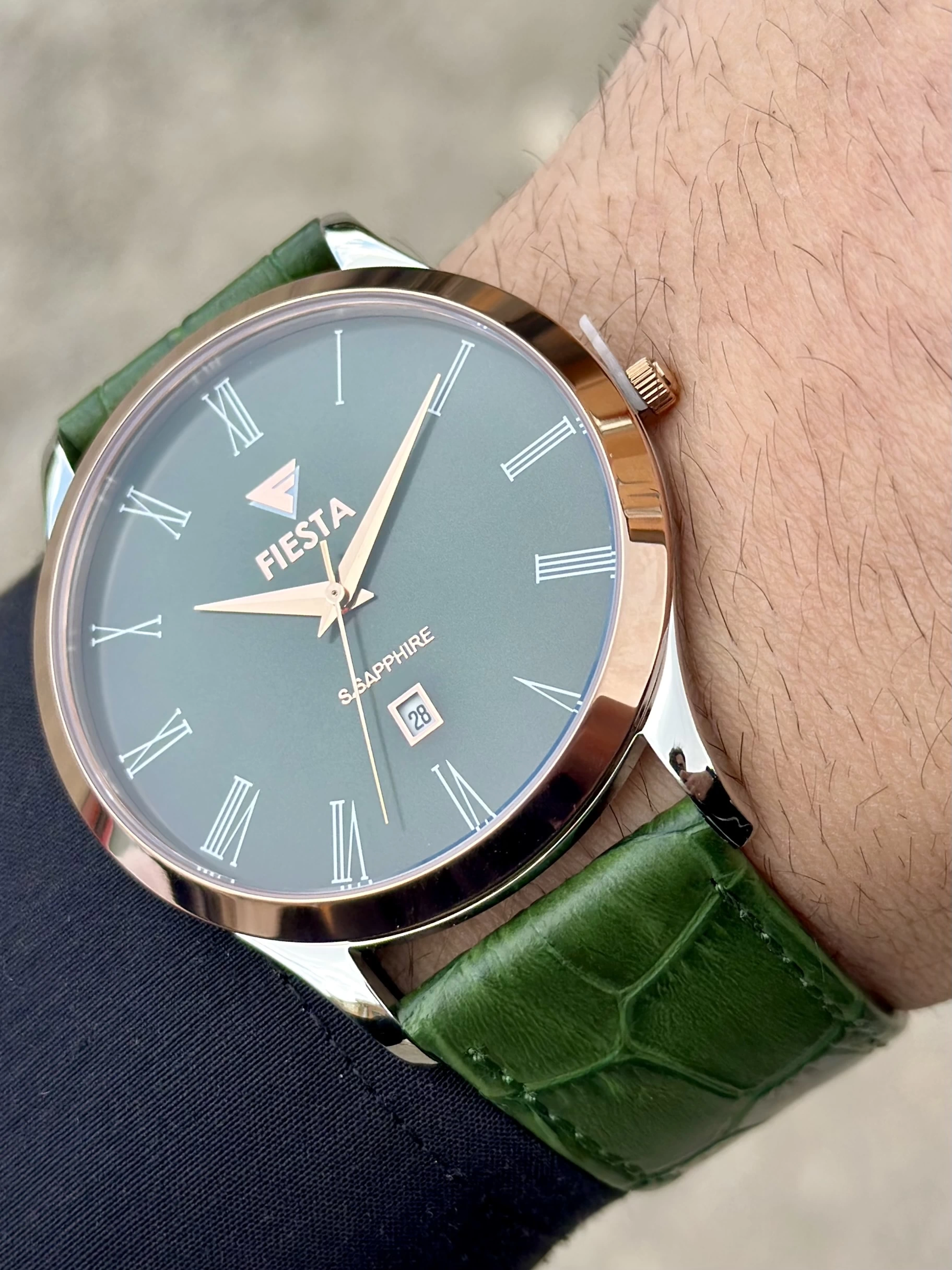 Fiesta Yeşil Kordon Erkek Kol Saati