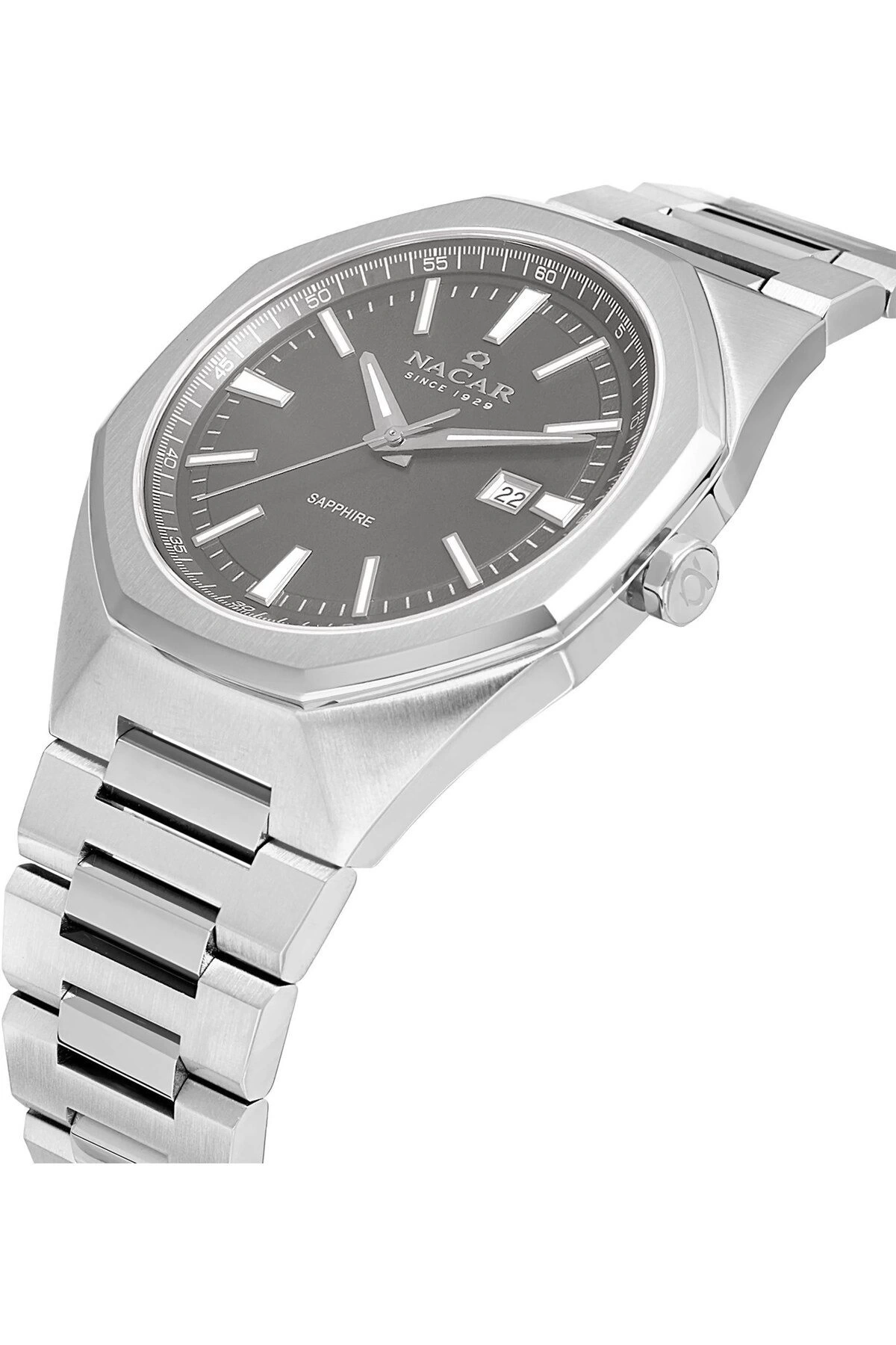 NACAR ÇELİK METAL BAND ERKEK KOL SAATİ NC08-29430494-AGM