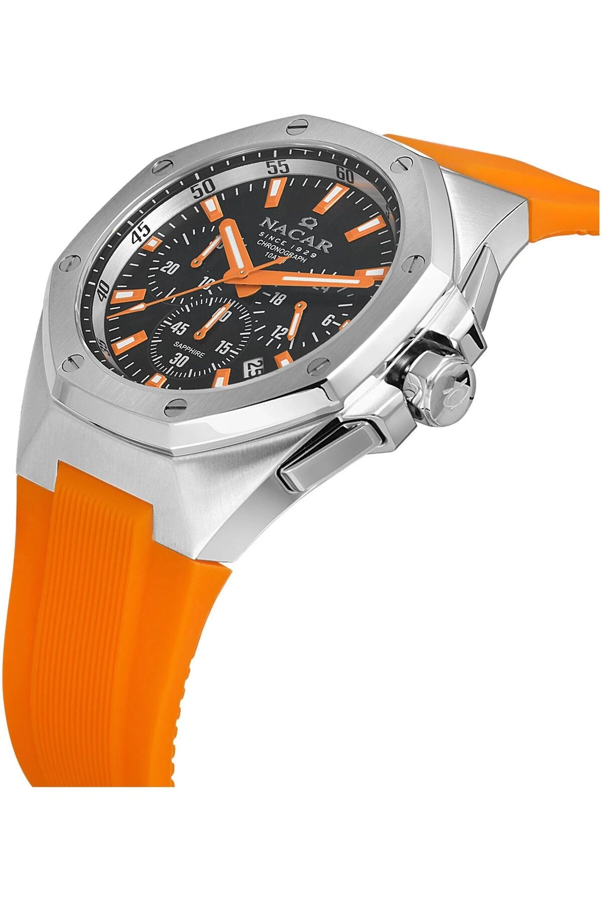 NACAR TURUNCU SİLİKON ERKEK KOL SAATİ NC08-29430495-ABS10
