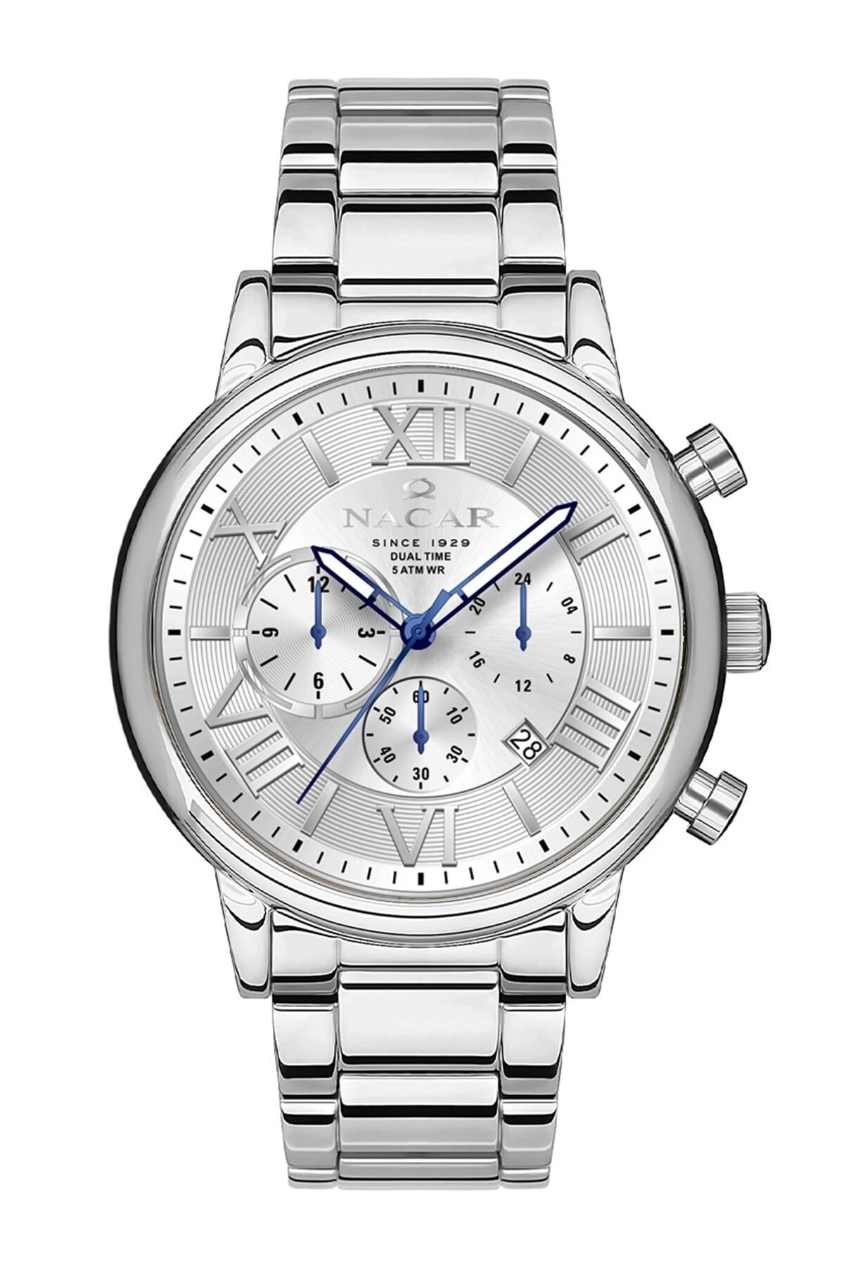 NACAR ÇELİK METAL ERKEK KOL SAATİ NC34-290312-ASM