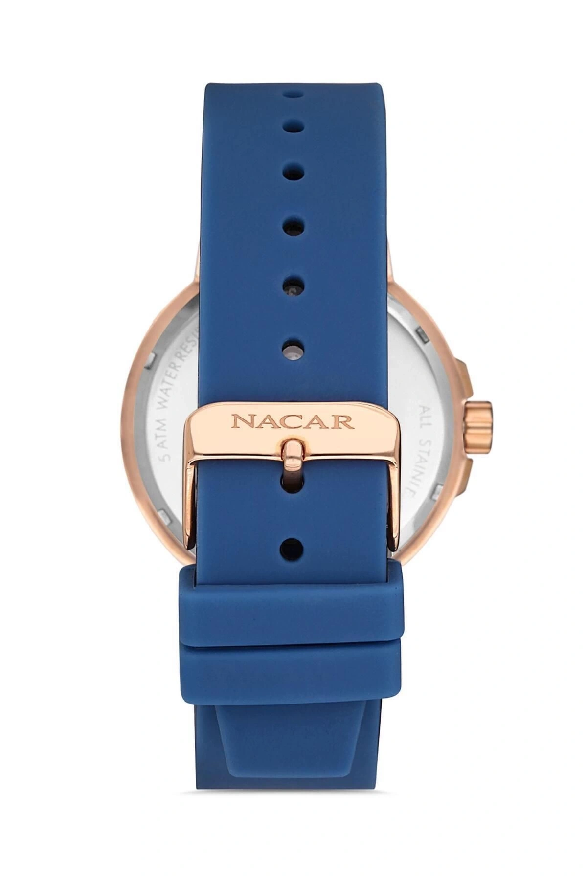 NACAR MAVİ SİLİKON ERKEK KOL SAATİ NC34-290403-RLS3