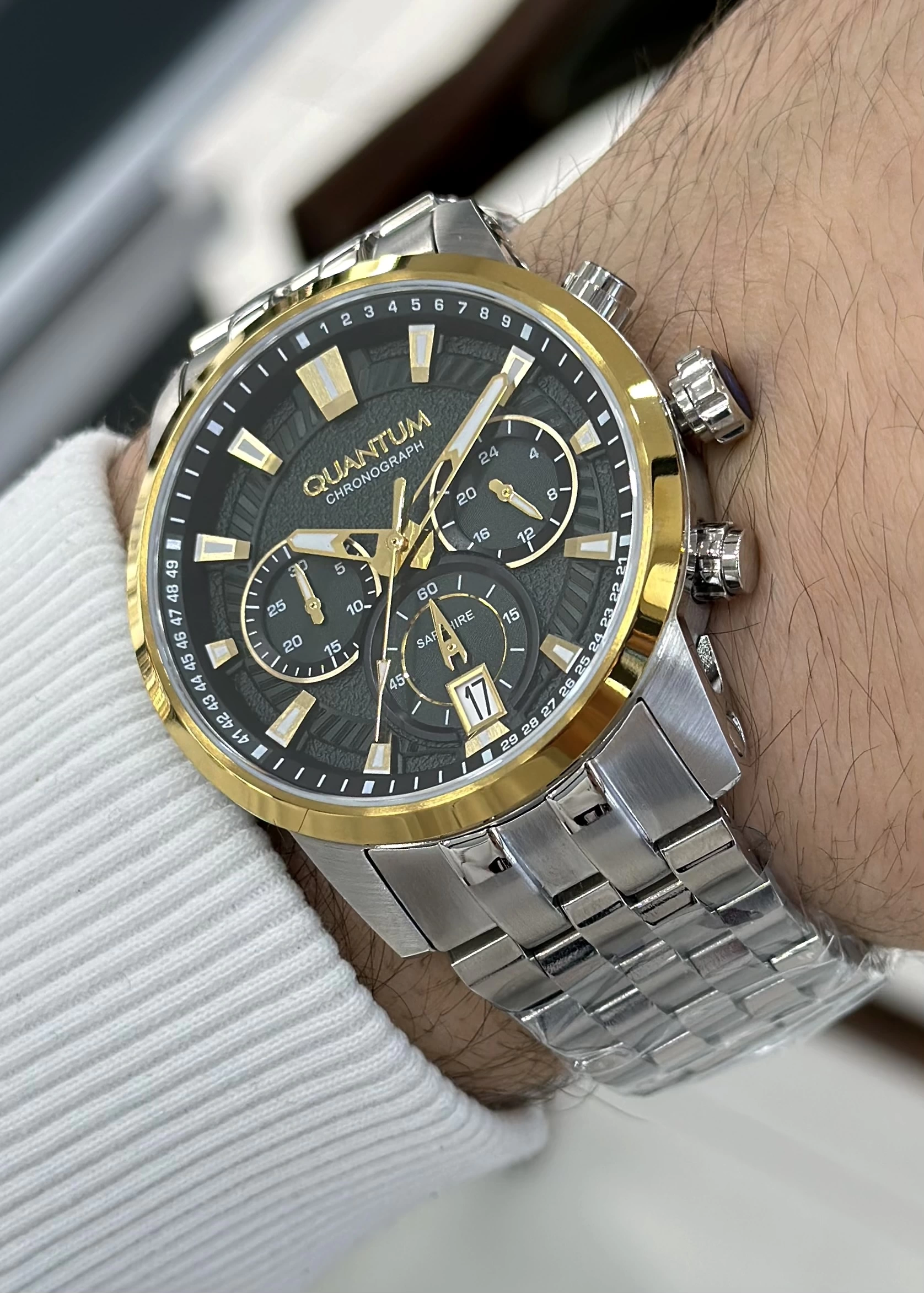 Quantum Çelik Kordon Fonksiyonlu Erkek Kol Saati