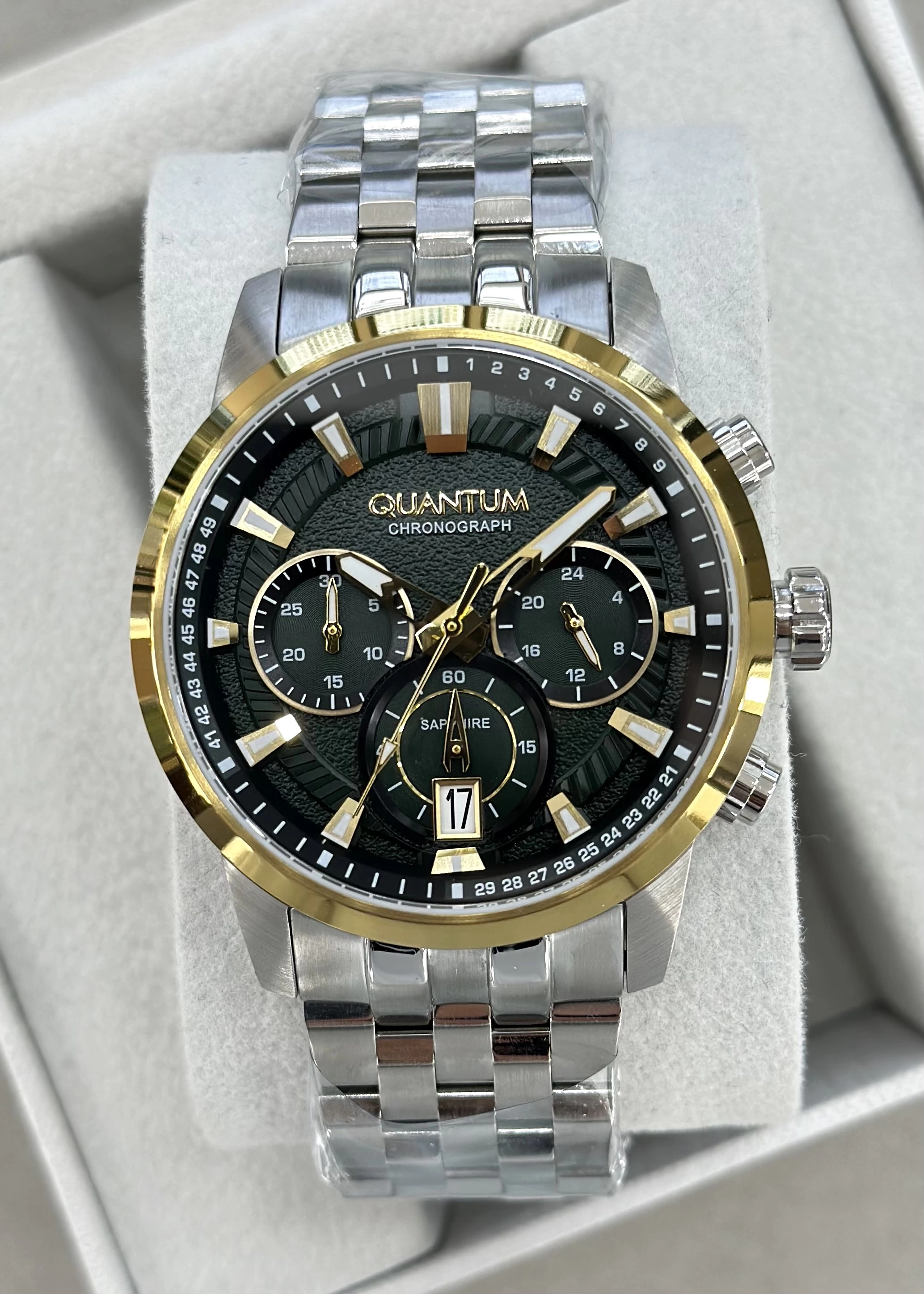 Quantum Çelik Kordon Fonksiyonlu Erkek Kol Saati