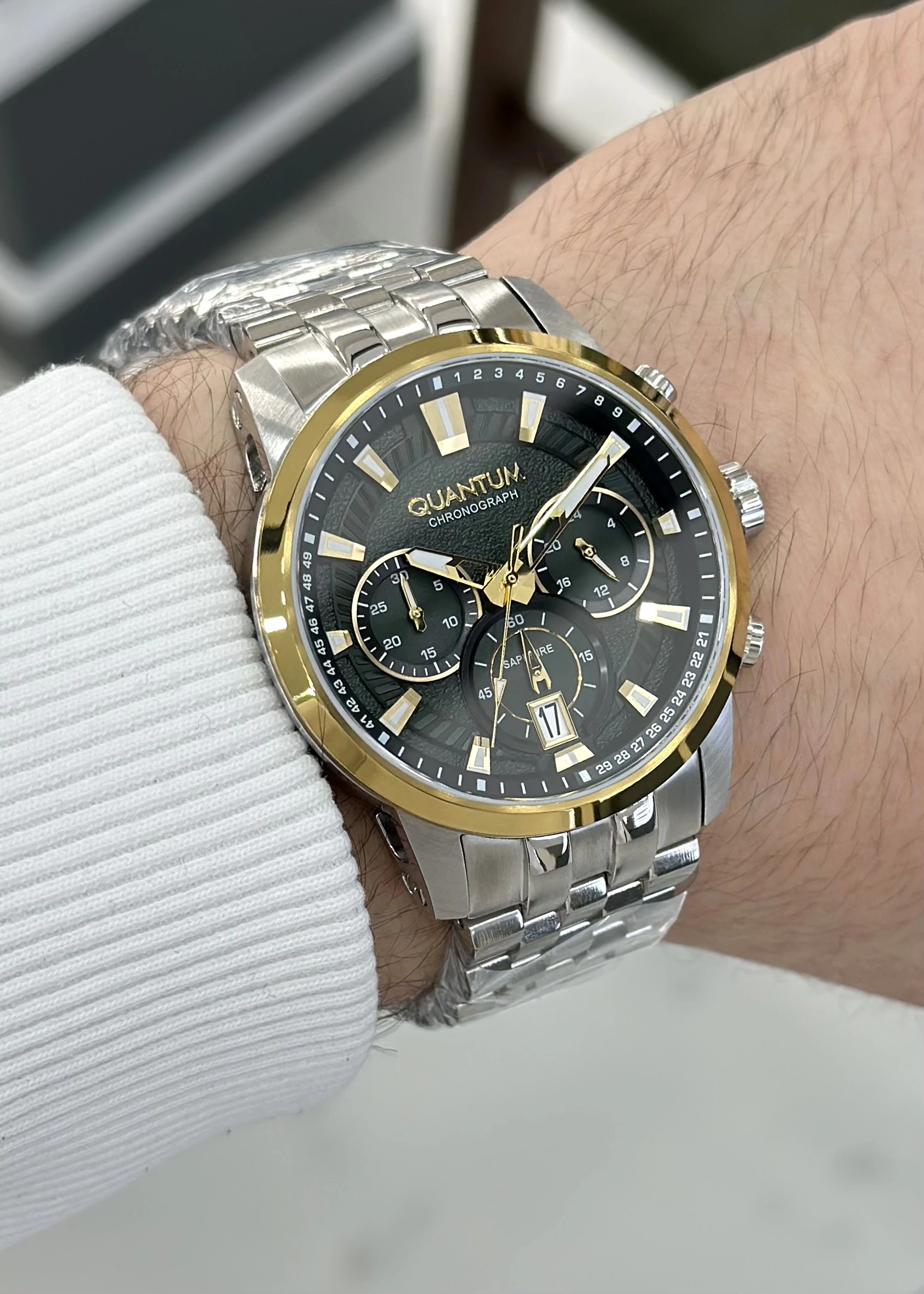 Quantum Çelik Kordon Fonksiyonlu Erkek Kol Saati