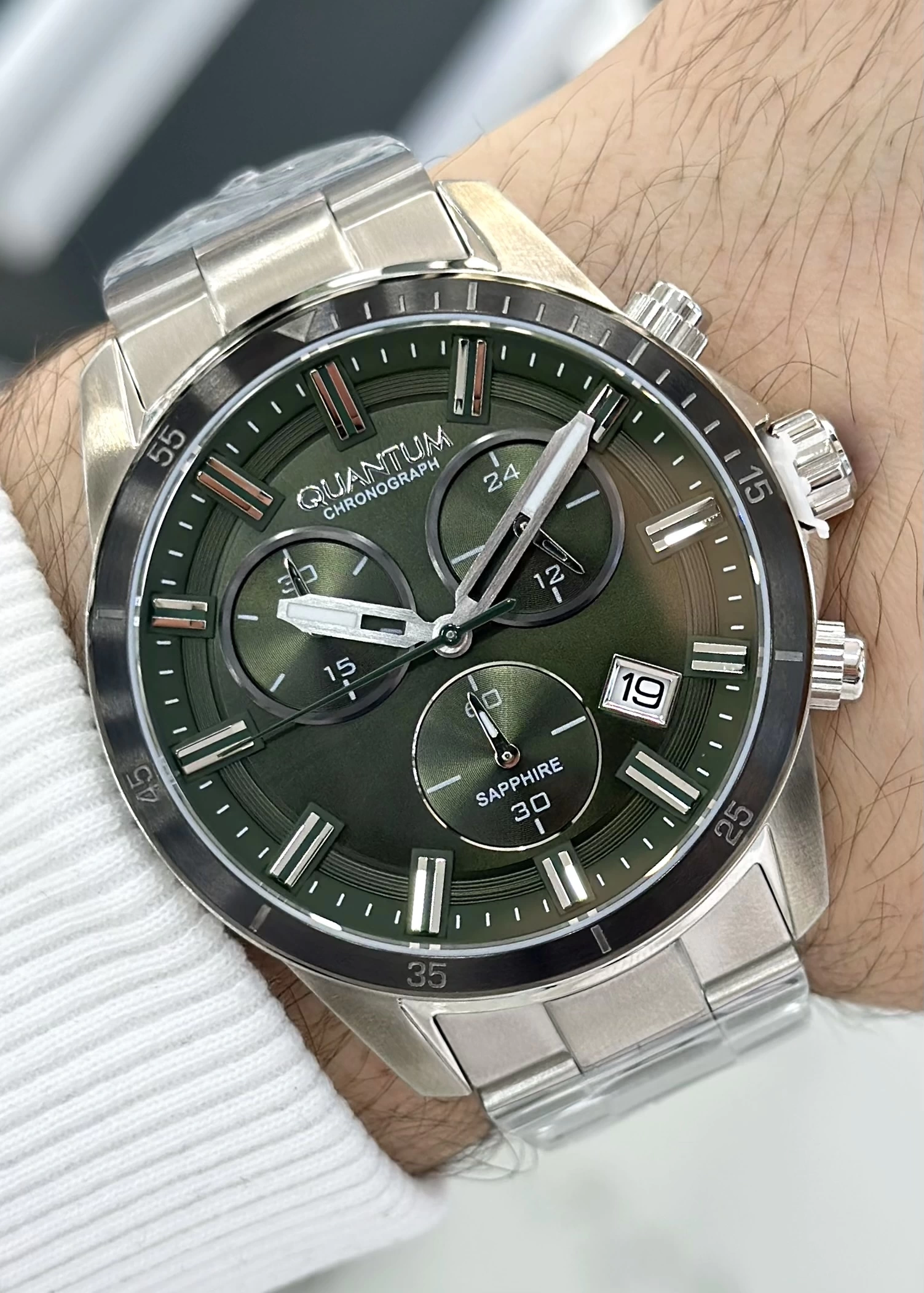 Quantum Çelik Kordon Fonksiyonlu Erkek Kol Saati