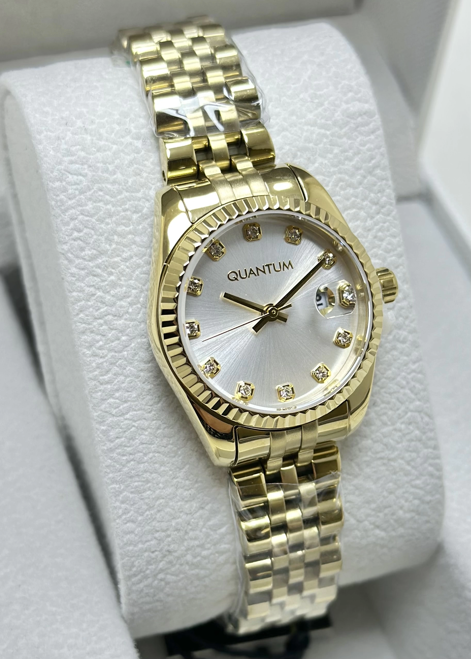 Quantum Gold Renk Çelik Kordon Kadın Kol Saati