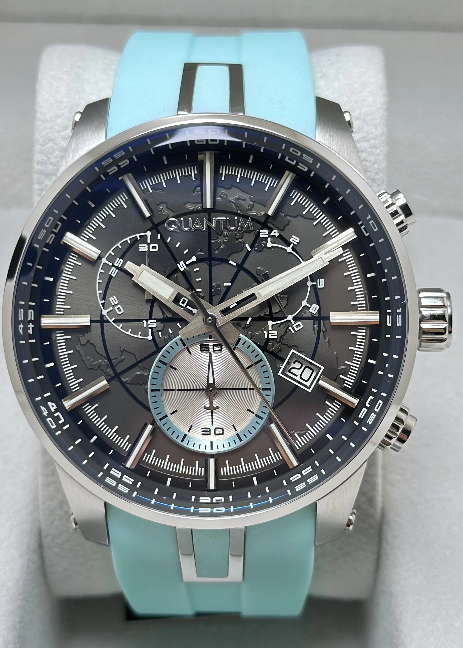 Quantum Turkuaz Silikon Kordon Erkek Kol Saati