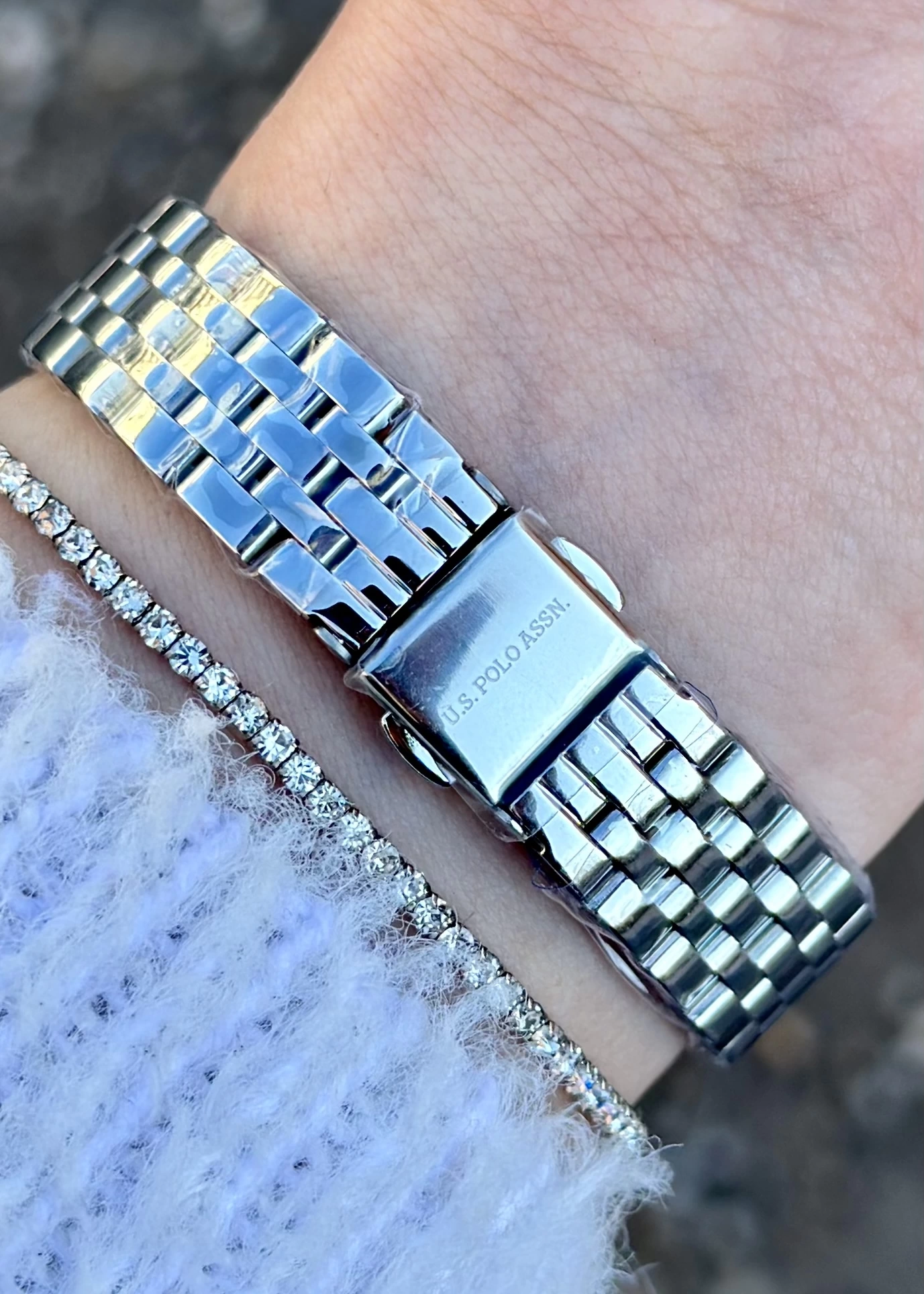 U.S. Polo Assn. USPA2071-01 Metalik Gri Kadın Kol Saati