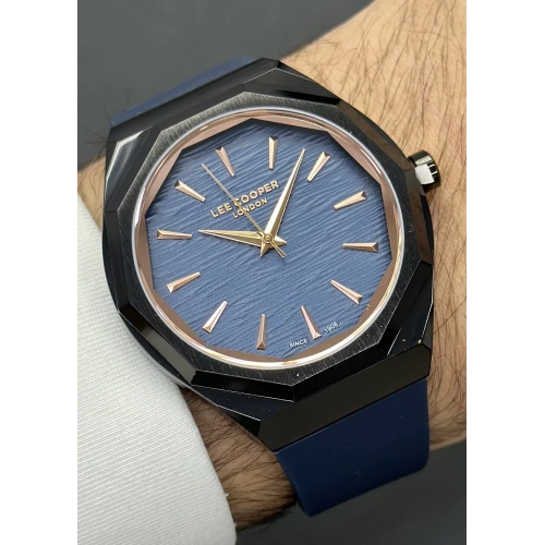 Lee Cooper Orijinal 2 Yıl Garantili Su Geçirmez Silikon Kordon Fonksiyonlu Erkek Kol Saati