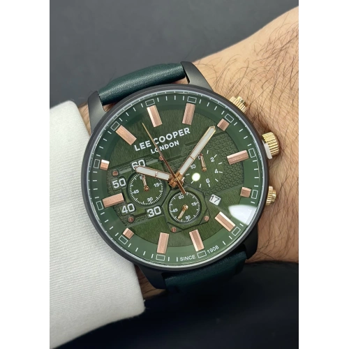 Lee Cooper Orijinal 2 Yıl Garantili Su Geçirmez Deri Kordon Fonksiyonlu Erkek Kol Saati