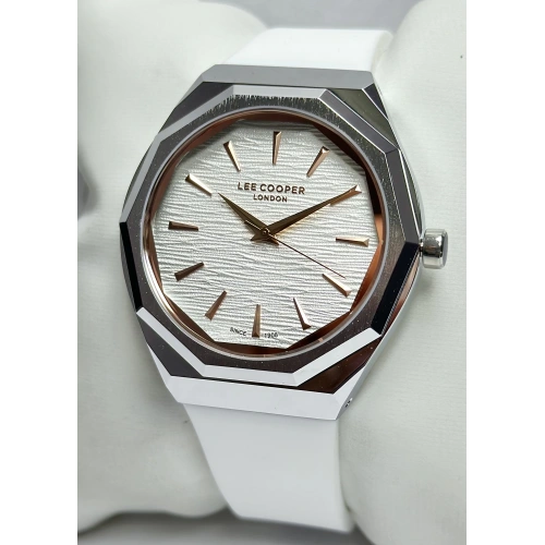Lee Cooper Orijinal 2 Yıl Garantili Su Geçirmez Silikon Kordon Fonksiyonlu Erkek Kol Saati