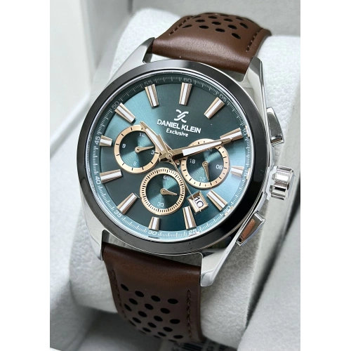 Daniel Klein Orijinal 2 Yıl Garantili Su Geçirmez Deri Kordon Fonksiyonlu Erkek Kol Saati