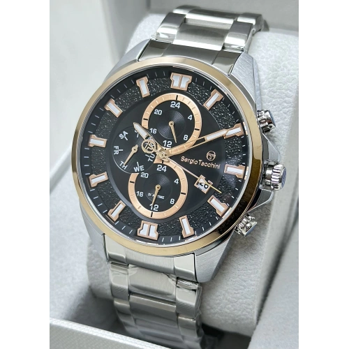 Sergio Tacchini Metal Kordon Foknsiyonlu Erkek Kol Saati