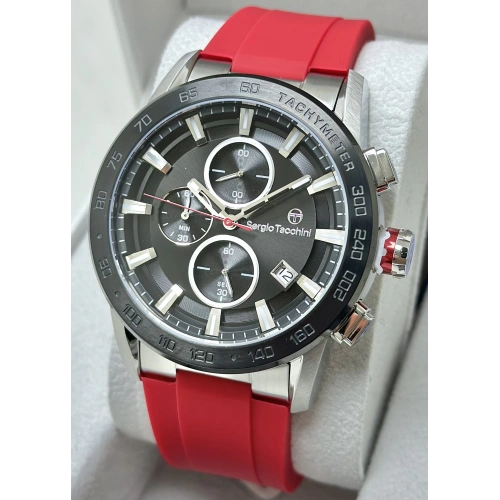 Sergio Tacchini Silikon Kordon Foknsiyonlu Erkek Kol Saati